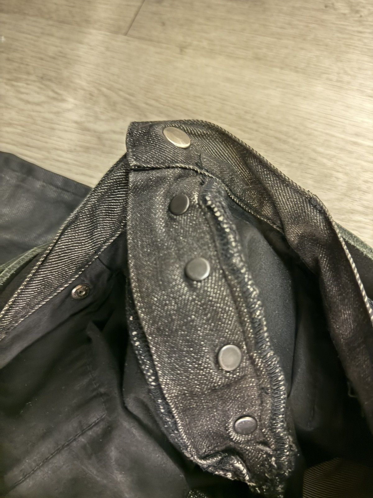 Dior Dior SS04 Hedi Slimane "Strip" Waxed Denim Size US 29 - 11 Thumbnail