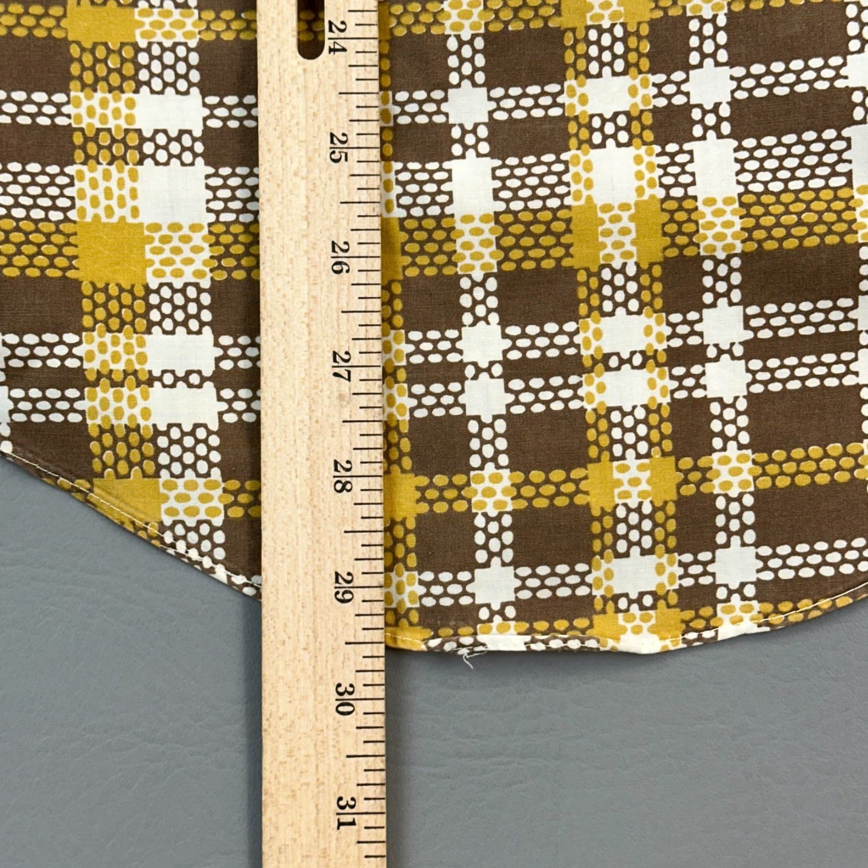 Marlboro VINTAGE Marlboro Shirt Mens XL Yellow Brown Plaid Permanent Press Button Up Size US XL / EU 56 / 4 - 6 Thumbnail