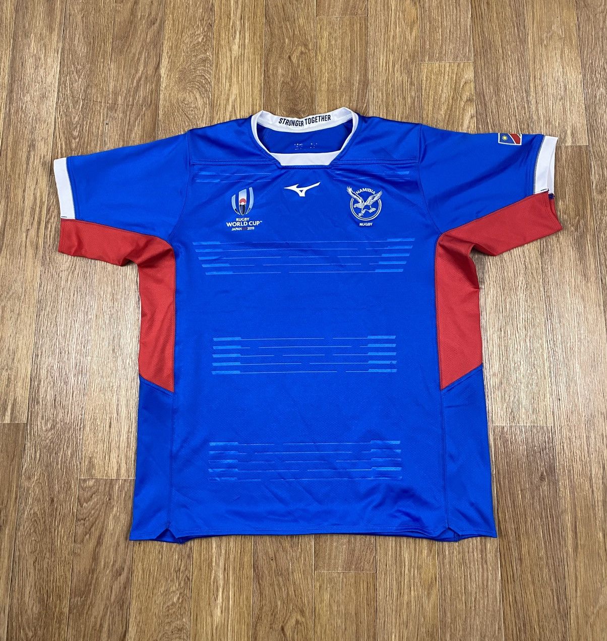 Other NAMIBIA NATIONAL RUGBY TEAM JERSEY 2019 RUGBY WORLD CUP Size US XL / EU 56 / 4 - 1 Thumbnail