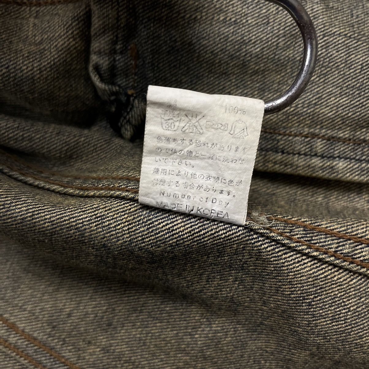 If Six Was Nine 2000s Number Of Day - Mudwash Denim Jacket Size US M / EU 48-50 / 2 - 18 Thumbnail