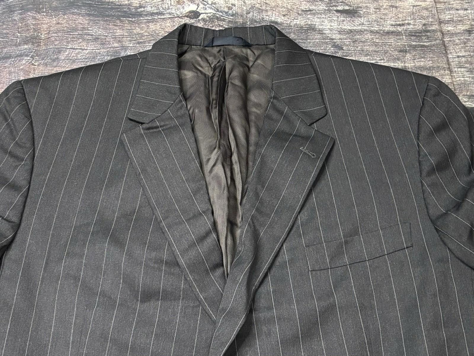 Other Burberry London Blazer Jacket Mens 46 Pinstripe Wool USA Size 46R - 4 Thumbnail