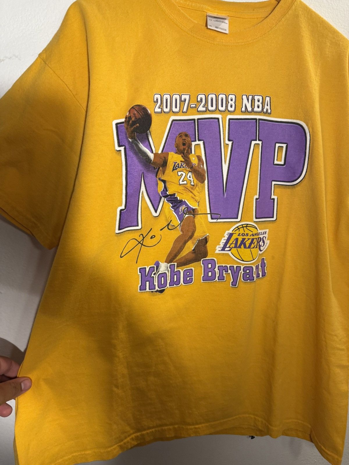 NBA Kobe Bryant Lakers NBA MVP 2007-2008 Size US XL / EU 56 / 4 - 6 Thumbnail