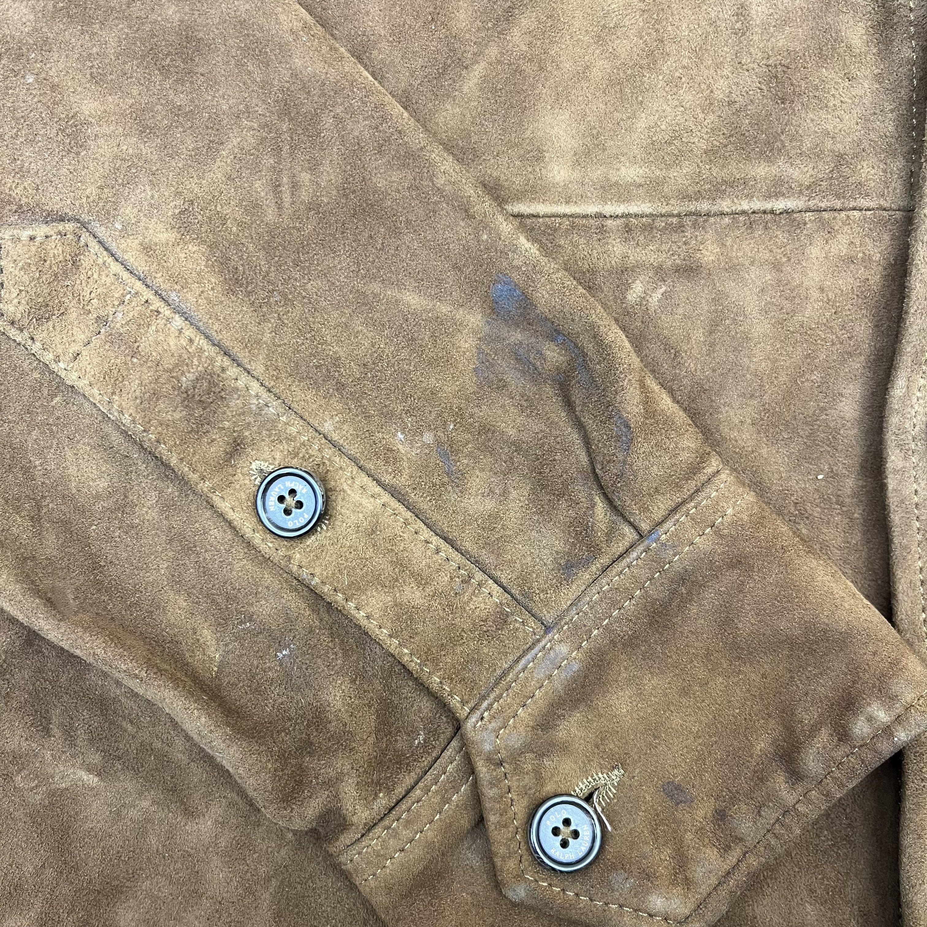 Polo Ralph Lauren Polo Ralph Lauren Suede Overshirt Utility Shirt Jacket Size US M / EU 48-50 / 2 - 8 Thumbnail