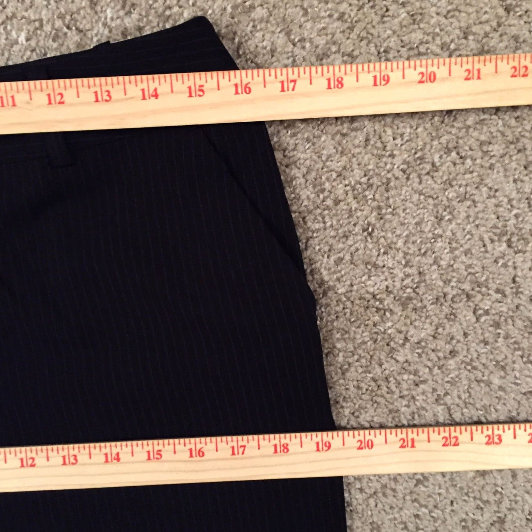 Liz Claiborne Liz Claiborne Dress Pants Womens Size 8 Black Striped Boot Cut Pants Womens Regular 30 Waist 32 Inseam Size 30" / US 8 / IT 44 - 3 Thumbnail
