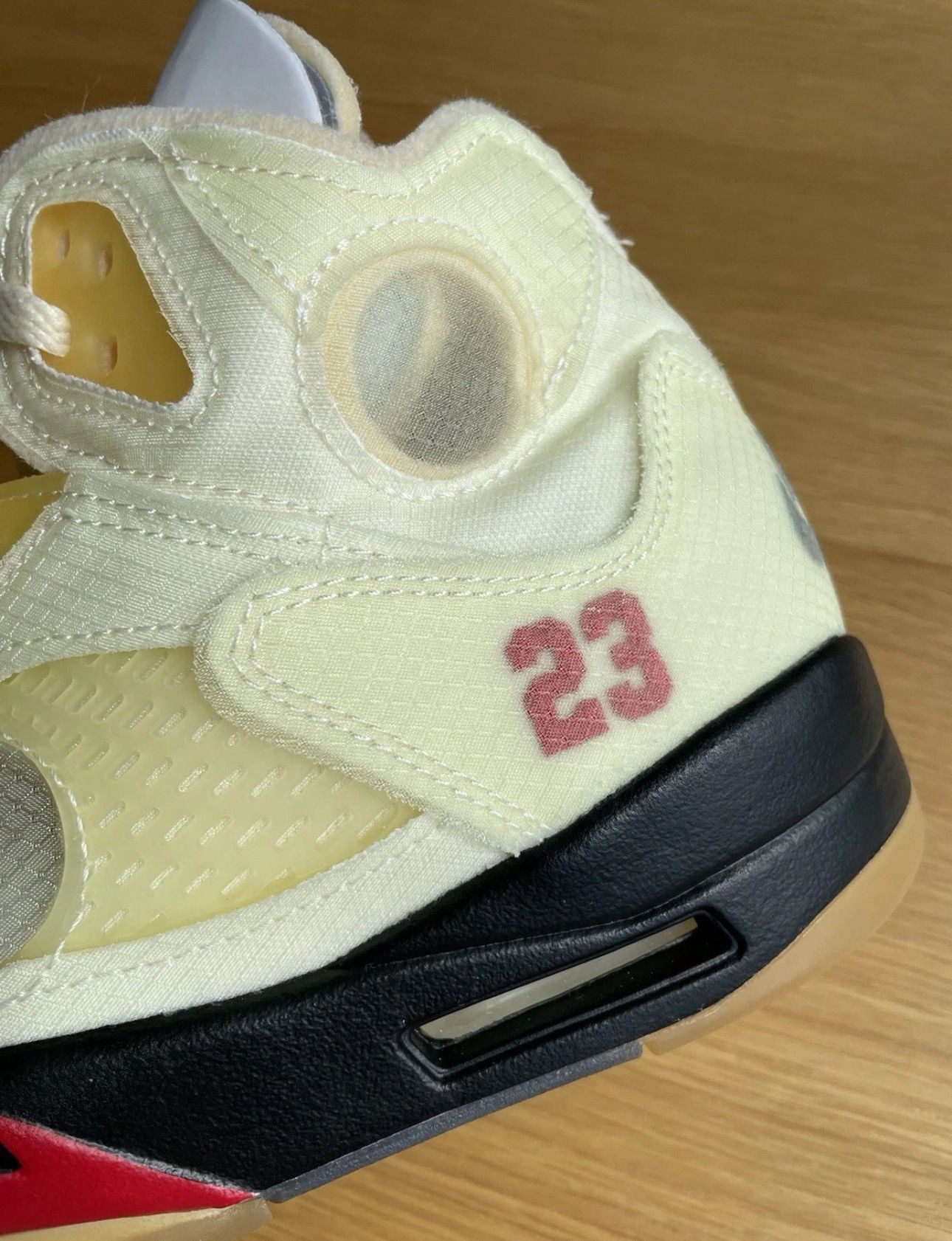 Nike × Off-White Jordan 5 SP x Off-White, Mid Sail, UK 7.5. US 8.5 Size US 8.5 / EU 41-42 - 5 Thumbnail