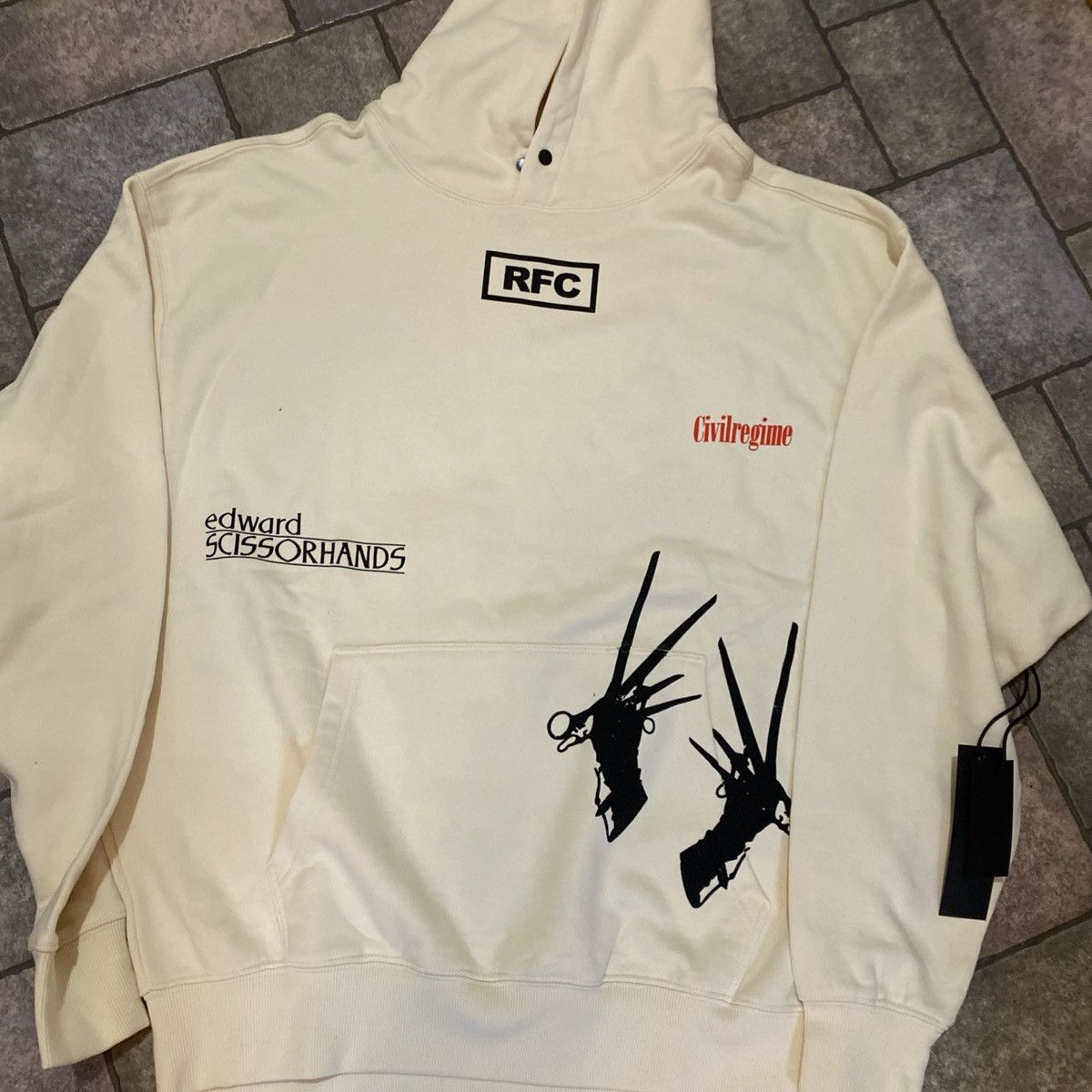 Civil Regime Edward scissorhands civil regime collab hoodie sz large NWT! Size US L / EU 52-54 / 3 - 4 Thumbnail