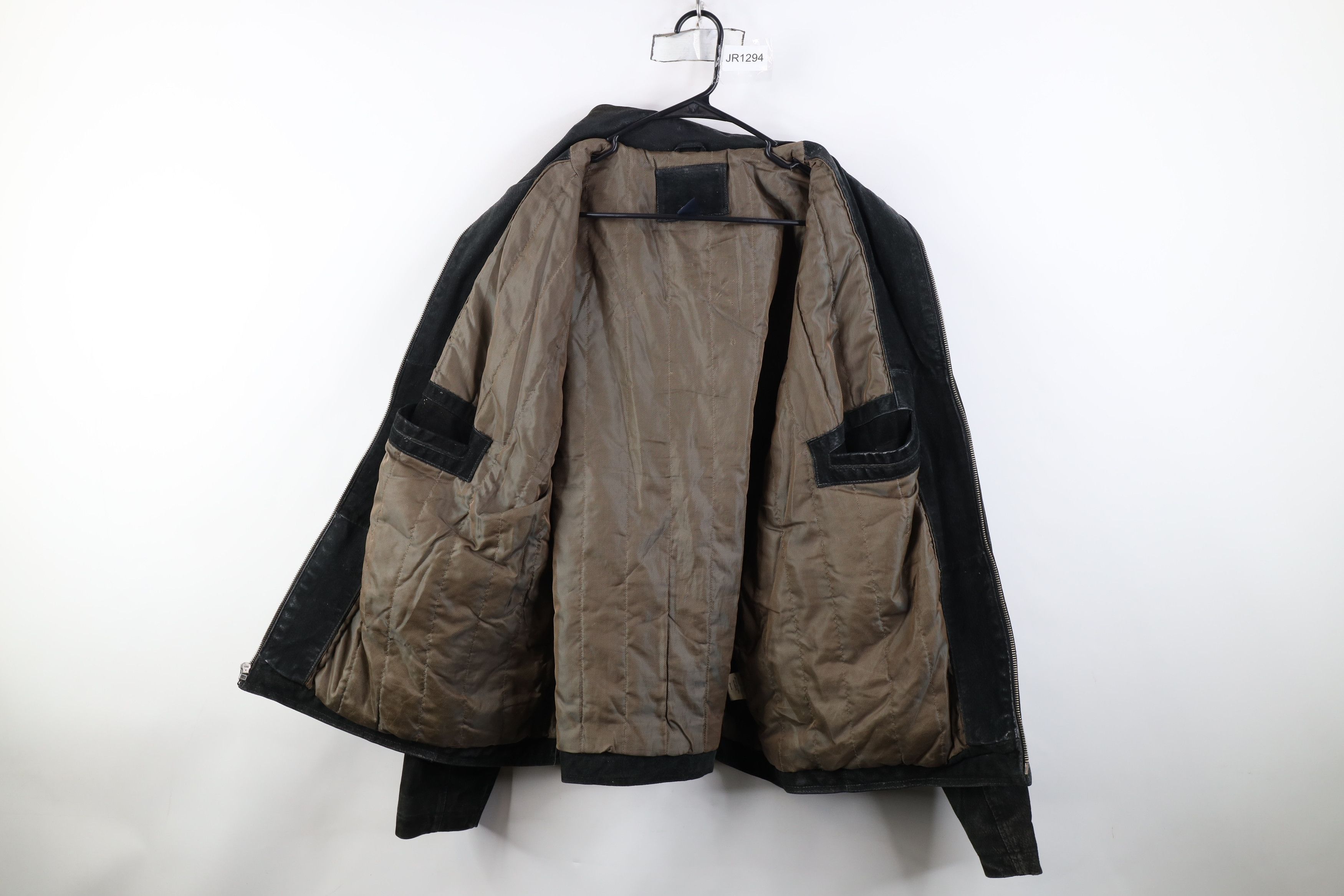 Vintage AS IS Vintage 90s Streetwear Suede Leather Bomber Jacket Size US XXL / EU 58 / 5 - 10 Thumbnail