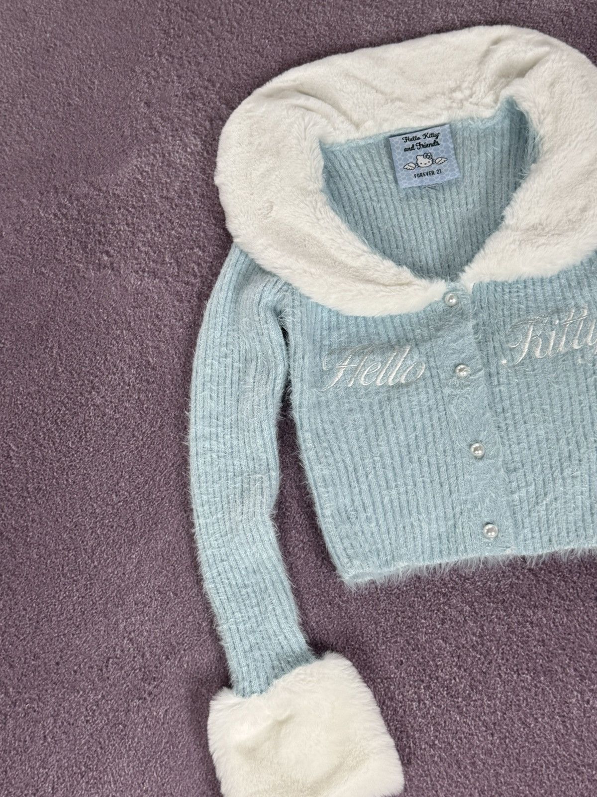 Hysteric Glamour Y2K Hello Kitty Cute Fabulous Faux Fur Sexy Sweater Size M / US 6-8 / IT 42-44 - 4 Thumbnail