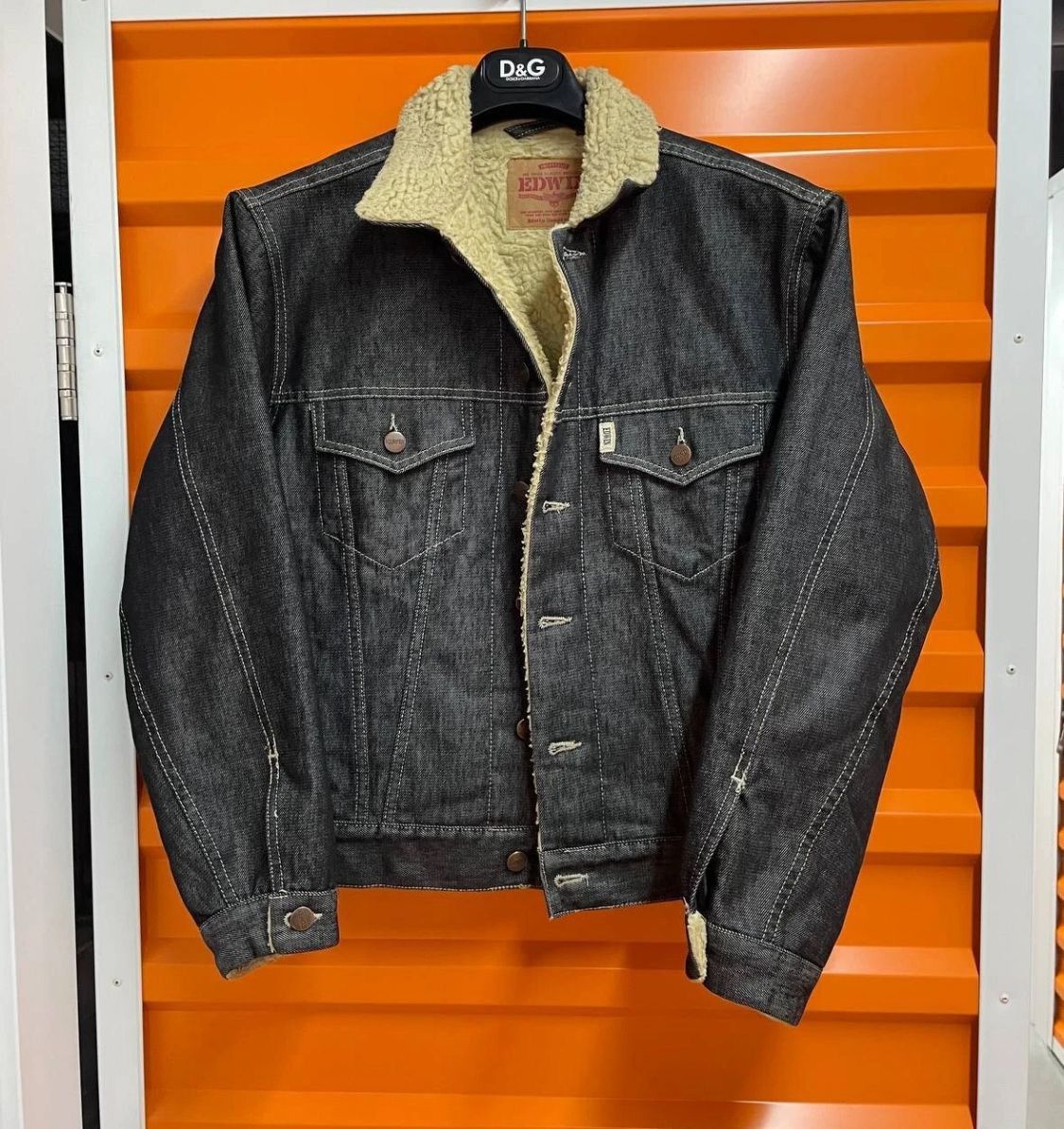 Edwin Vintage Edwin Navajo Sherpa Denim Jacket Size US M / EU 48-50 / 2 - 1 Thumbnail