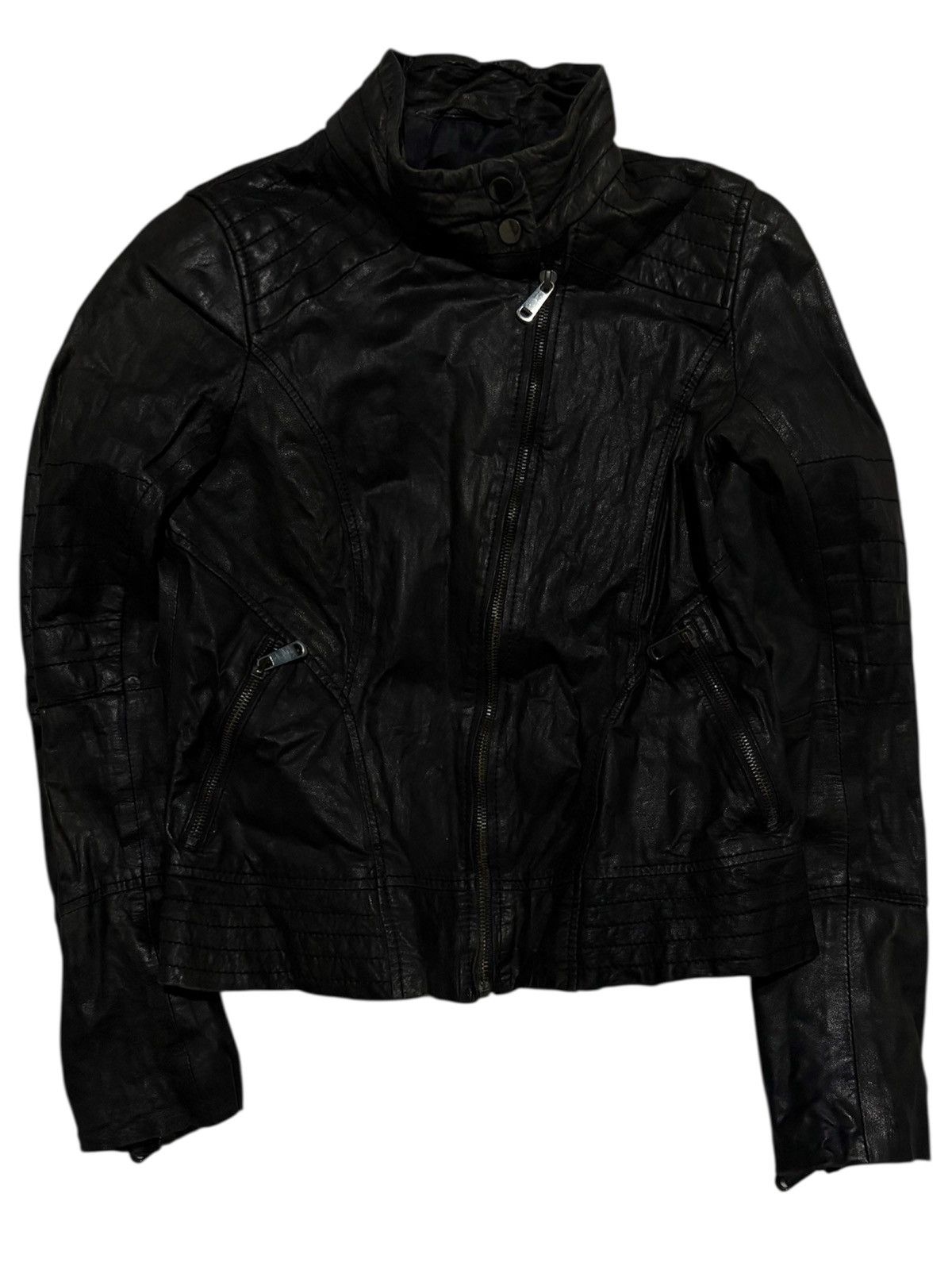 If Six Was Nine La Reine Blanche Leather Jacket Size S / US 4 / IT 40 - 1 Thumbnail