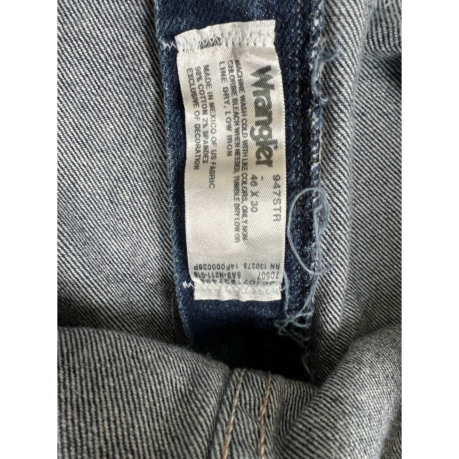 Wrangler Vintage Wrangler Regular Fit Cowboy Blue Denim Jeans Men's S Size US 42 / EU 58 - 6 Thumbnail