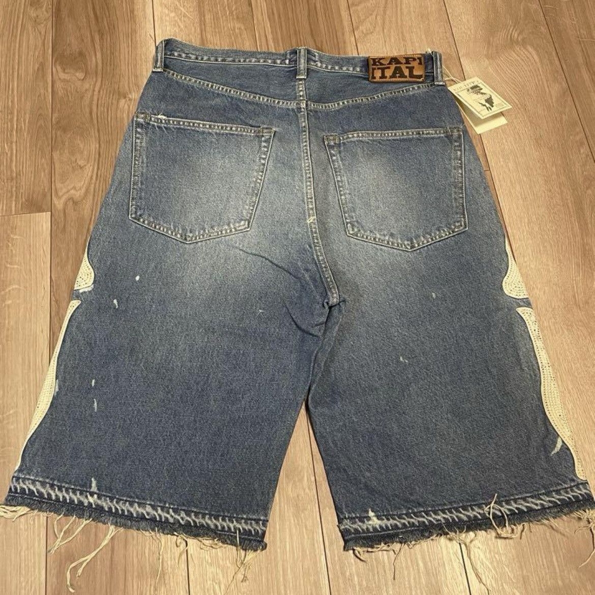 Kapital kapital 14oz Denim 5P Bone Shorts size34 Size US 34 / EU 50 - 3 Thumbnail