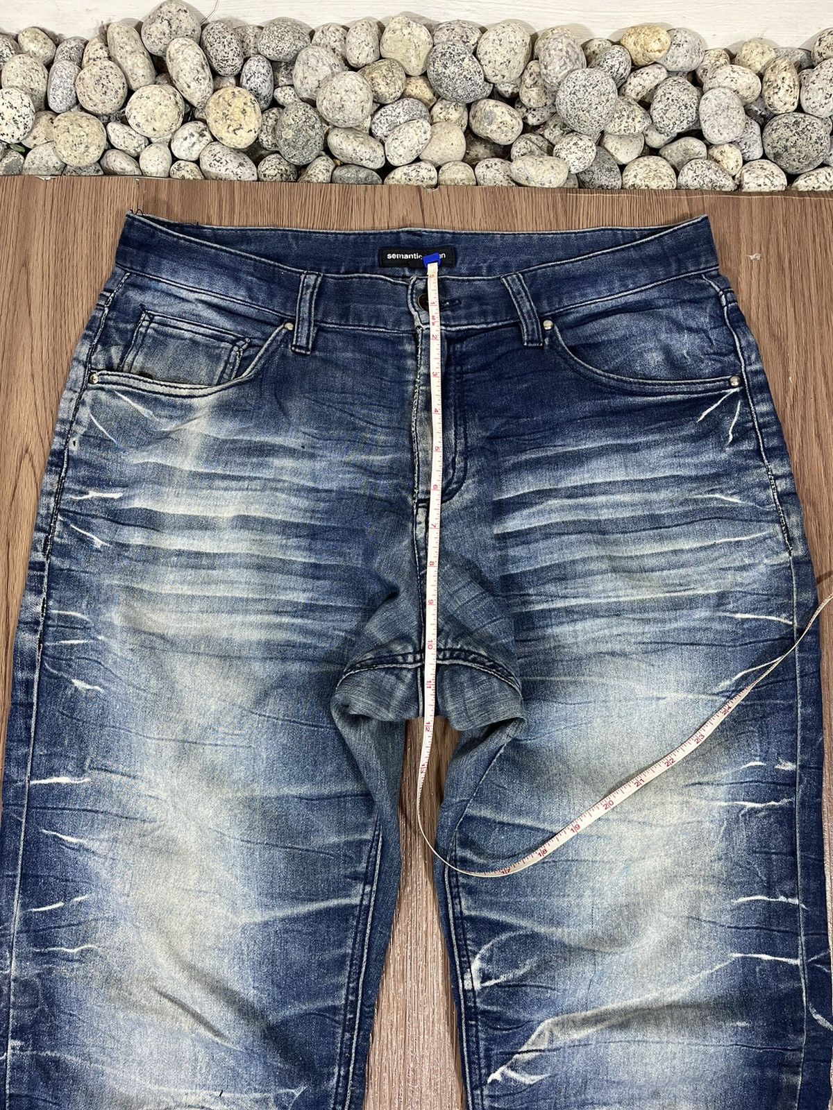 Japanese Brand × semanticdesign Semantic Design Clawmark Relaxed Jeans Size US 33 - 11 Thumbnail