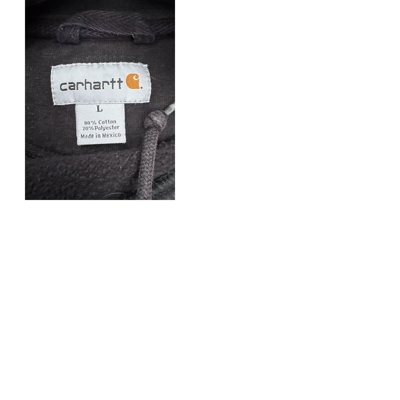 Carhartt Carhartt Hoodie L Faded Black Distressed Heavyweight Workwear Hooded Size US L / EU 52-54 / 3 - 9 Thumbnail
