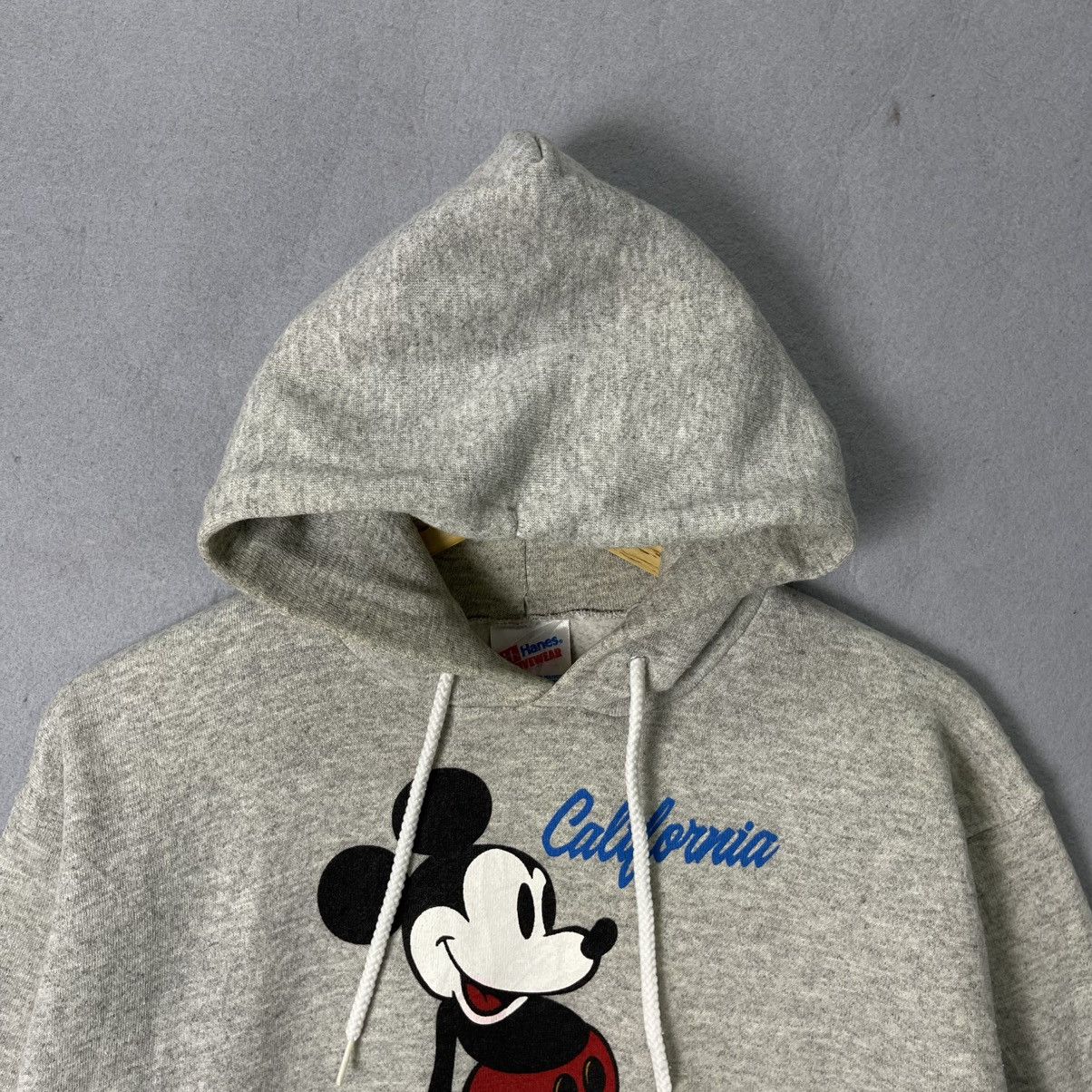 Disney Vintage Mickey Mouse California Hoodie – Hanes Activewear Size US M / EU 48-50 / 2 - 2 Thumbnail