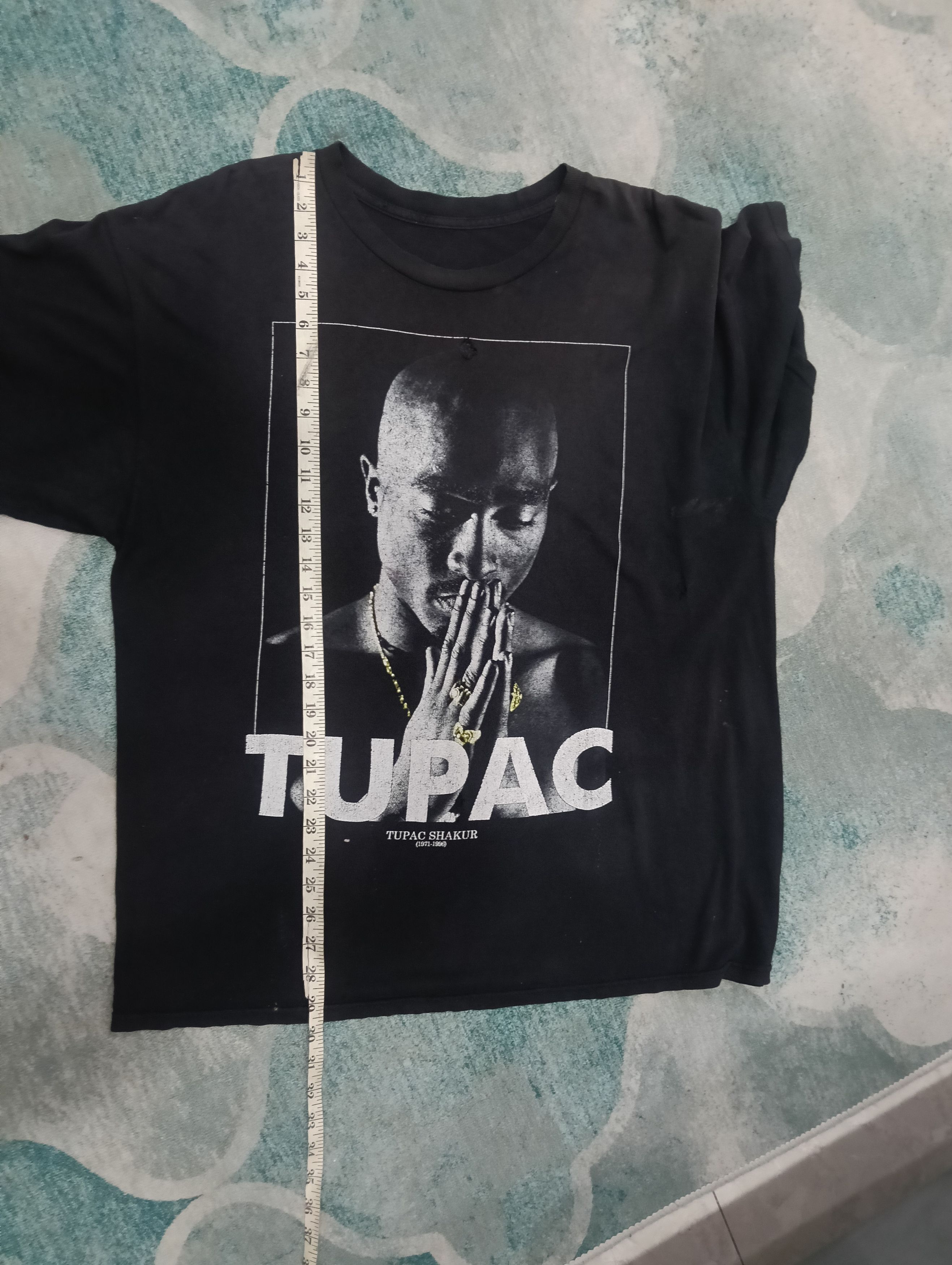 Rap Tees × Vintage Vintage Y2K Tupac Shakur Tee Size US XL / EU 56 / 4 - 13 Thumbnail