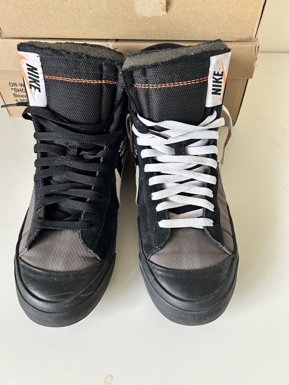 Nike × Off-White Nike Off-White Blazer Mid Off-White Grim Reaper Size 11 Size US 11 / EU 44 - 7 Thumbnail
