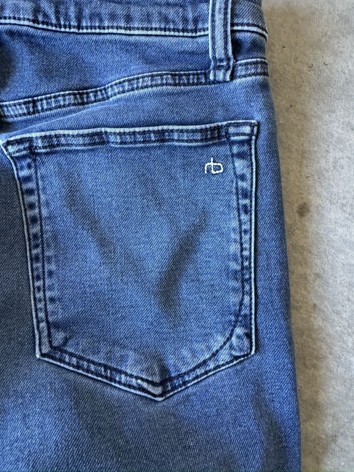 Rag & Bone Rag & Bone Slim Medium Wash USA Denim Jeans Size US 31 - 12 Thumbnail