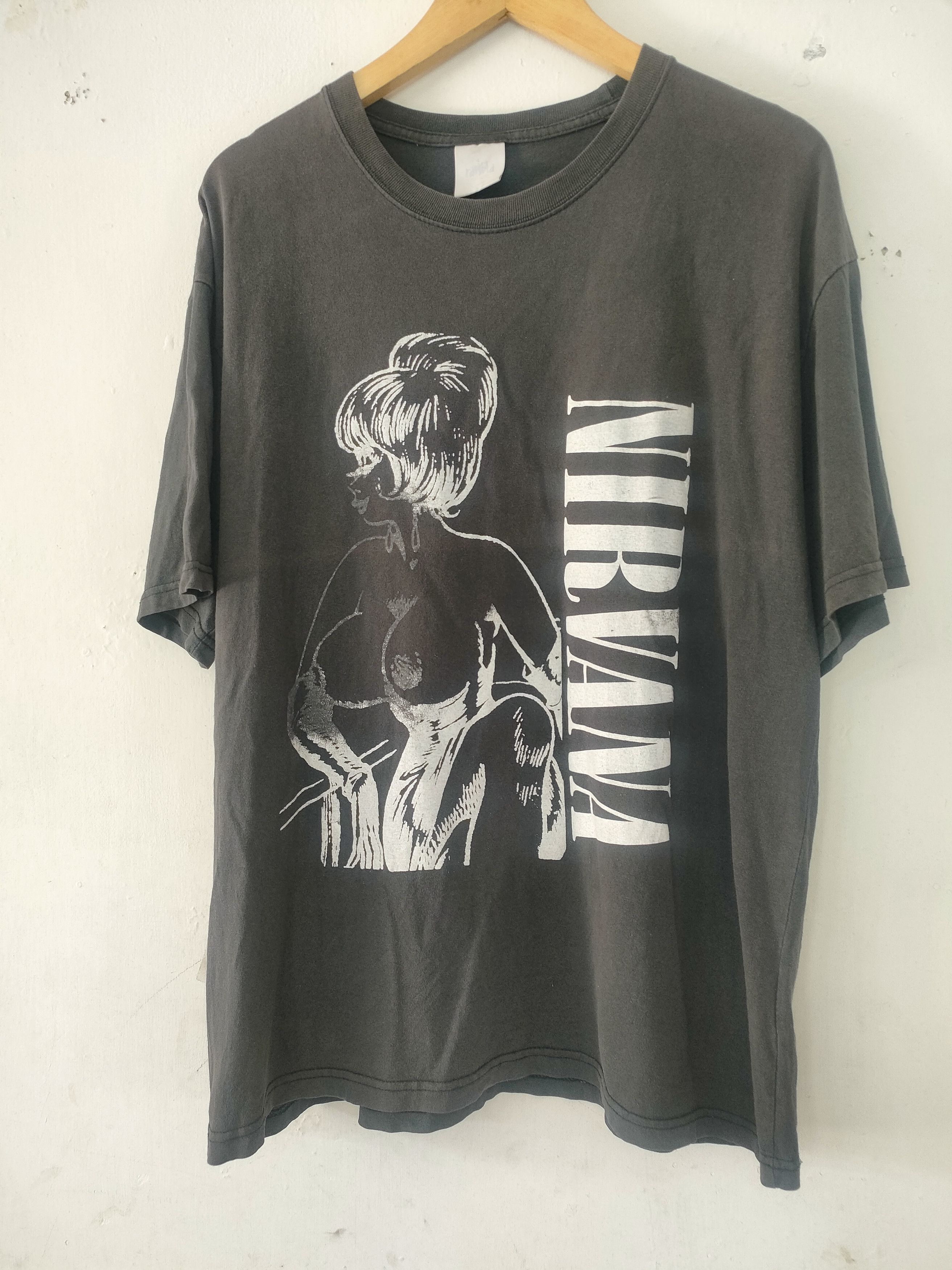 image of Band Tees x Nirvana Vintage Nirvana in Black, Men's (Size XL)