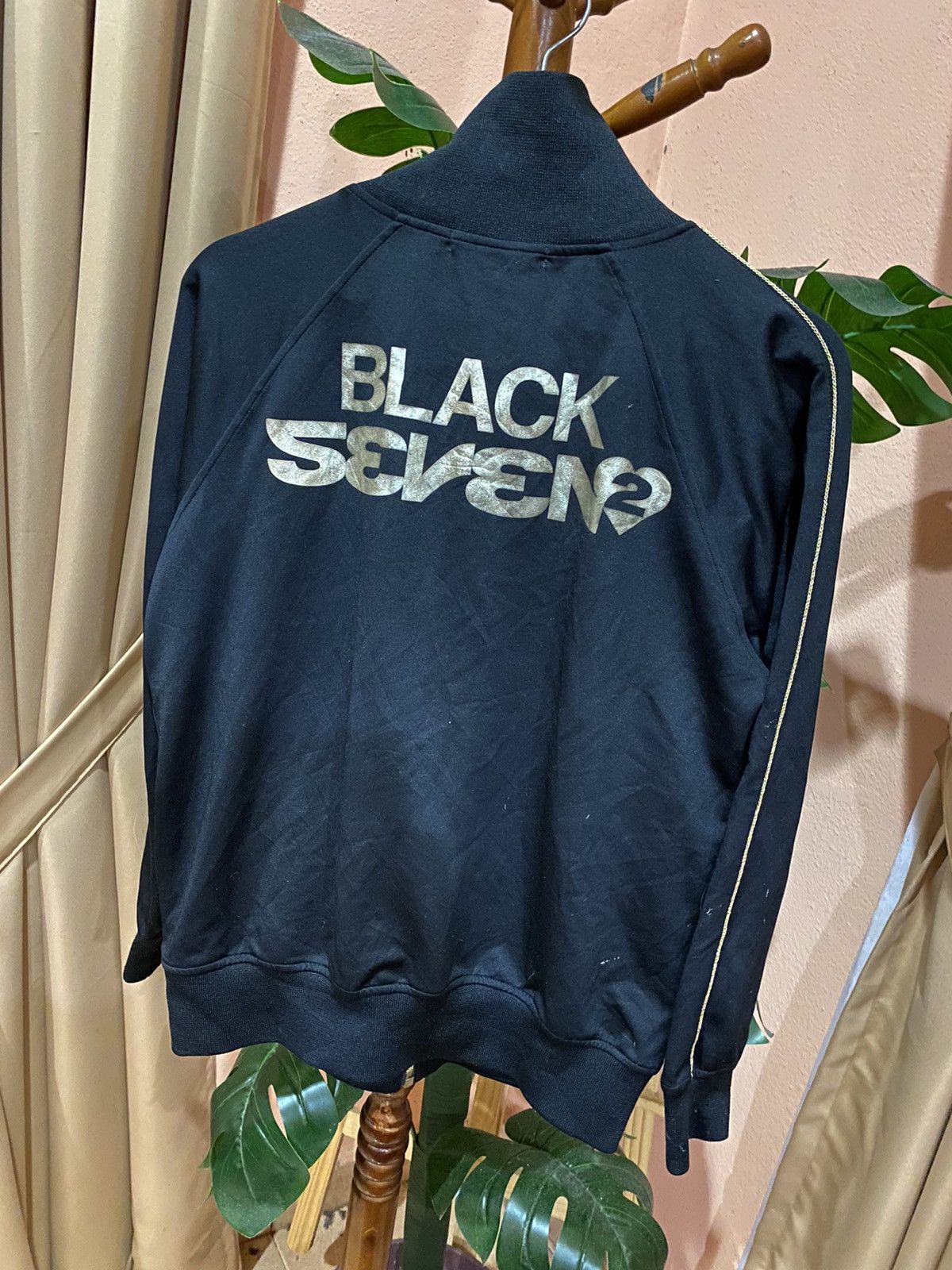 Other Black Seven Track Jacket –Retro-Inspired Full-Zip Sportswear Size US S / EU 44-46 / 1 - 7 Thumbnail