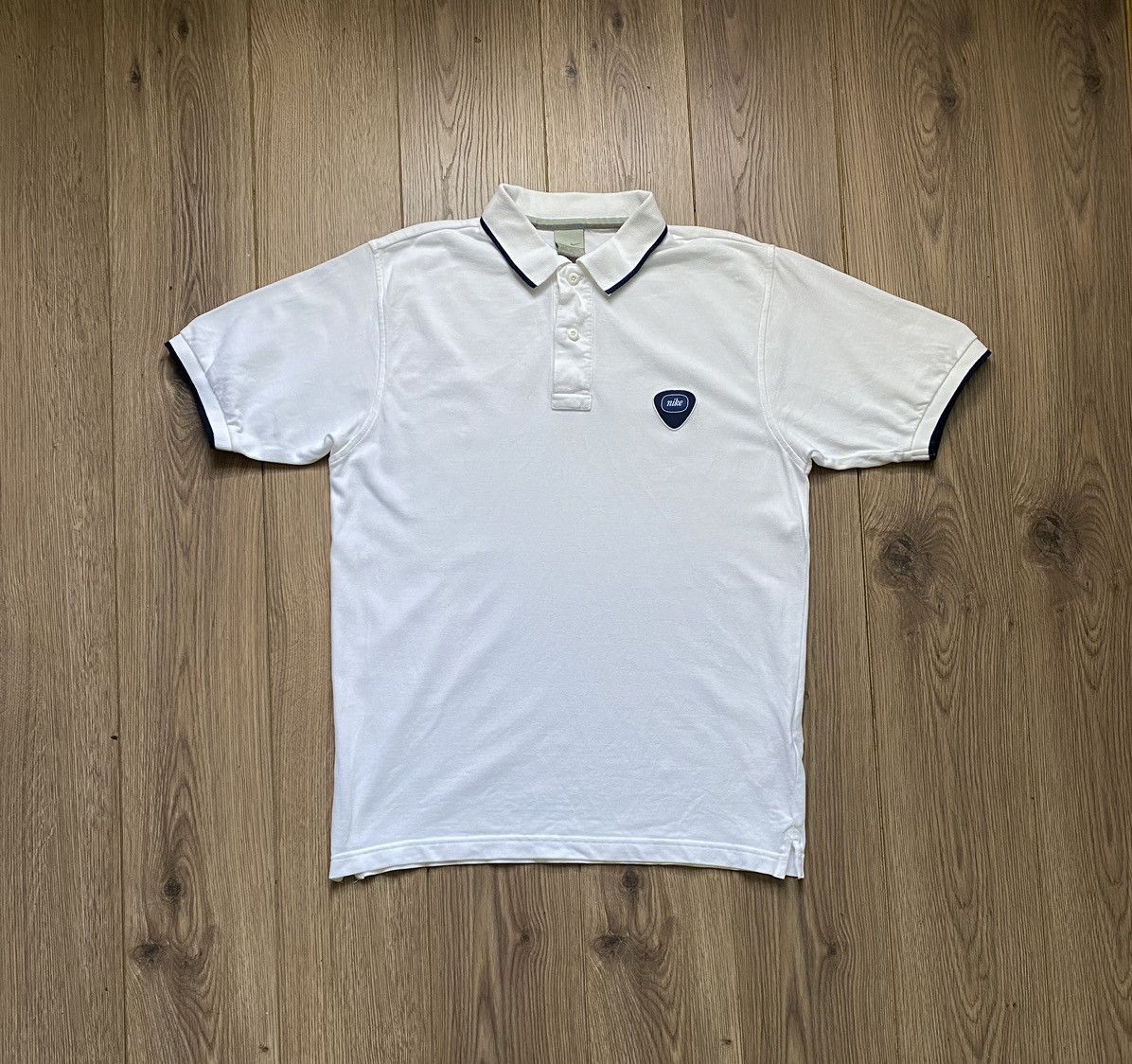 Nike × Vintage Vintage Nike White Polo T-shirt Size S Size US S / EU 44-46 / 1 - 1 Thumbnail