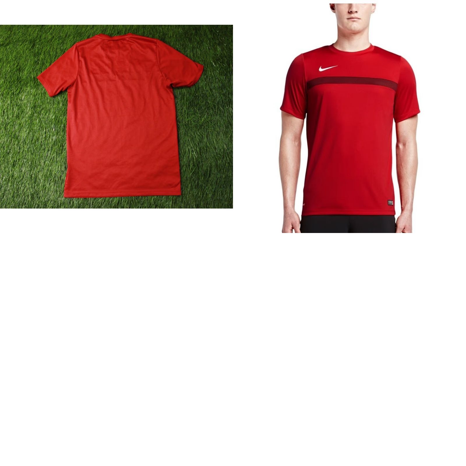Nike Nike Academy Dri-FIT Football Shirt Men M Red 2016 Jersey T-Shirt Size M, Nike Dri-FIT, Short Sleeve, Crew Neck Size US M / EU 48-50 / 2 - 9 Thumbnail