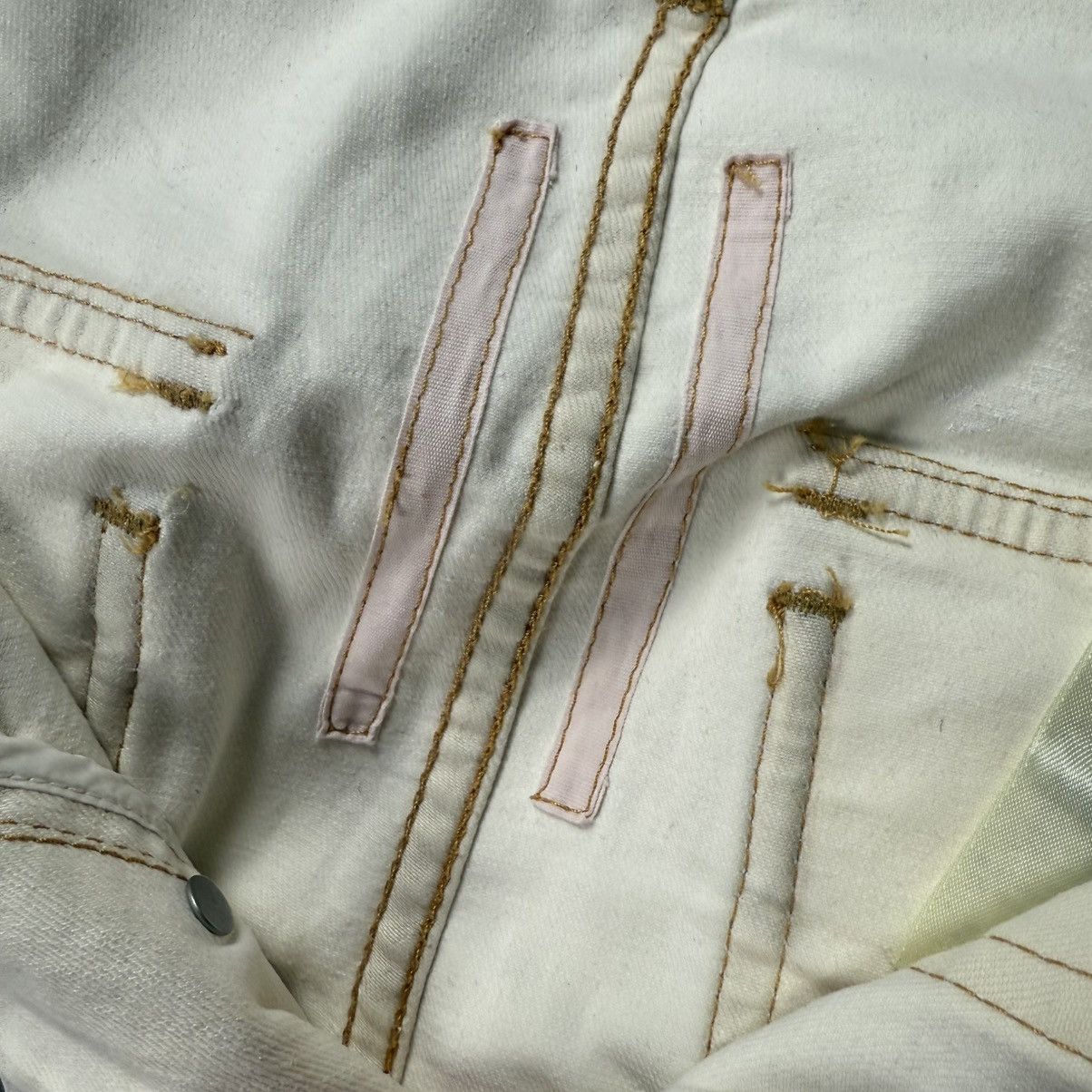 Rick Owens × Rick Owens Drkshdw Rick Owens Cargo Waxed Cropped Jeans Size US 30 / EU 46 - 6 Thumbnail