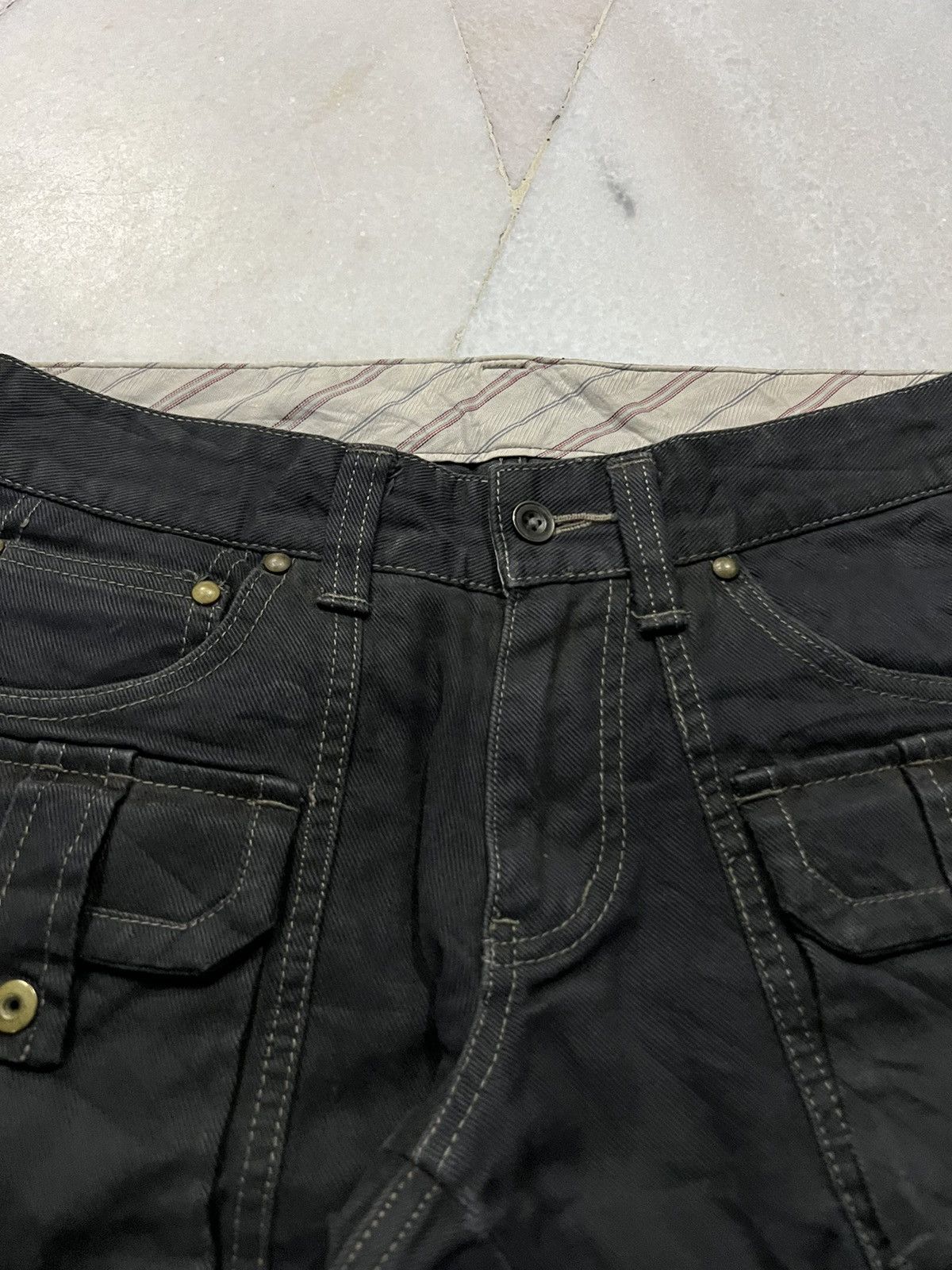 If Six Was Nine × Tornado Mart TORNADO MART MULTIPOCKET CARGO FLARE PANTS Size US 28 / EU 44 - 7 Thumbnail