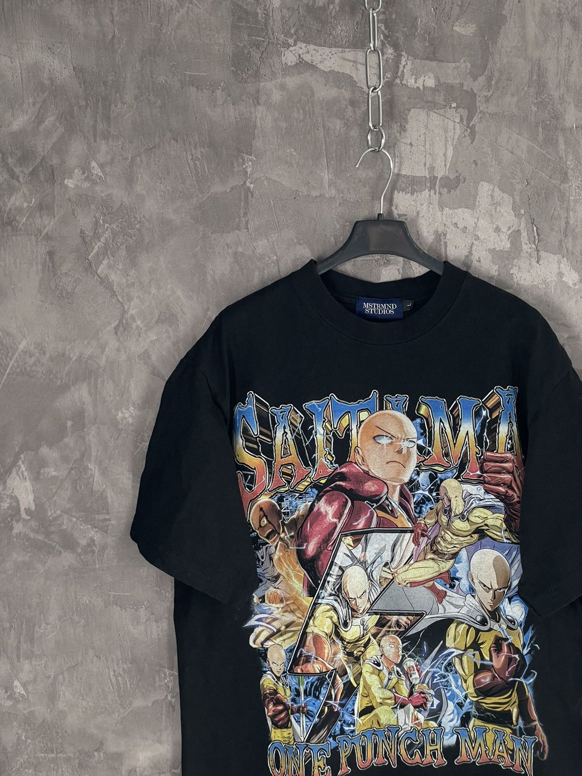 Japanese Brand × One Piece One Punch Man Vintage 90s Crazy Print Anima T shirt Size US L / EU 52-54 / 3 - 3 Thumbnail