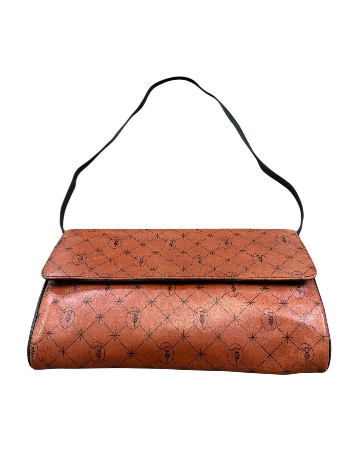 Trussardi RARE VINTAGE TRUSSARDI MONOGRAM SHOULDER BAG Size ONE SIZE - 4 Thumbnail