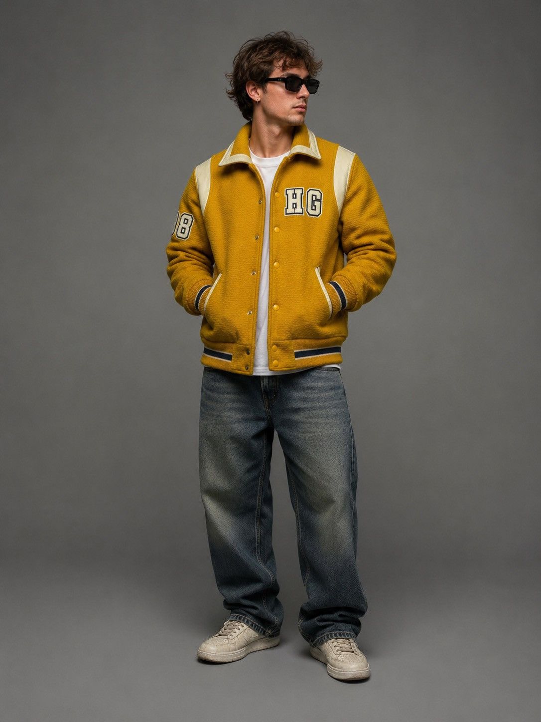 Hysteric Glamour HYSTERIC GLAMOUR VINTAGE RARE HEAVY VARSITY JACKET Size S / US 4 / IT 40 - 1 Thumbnail