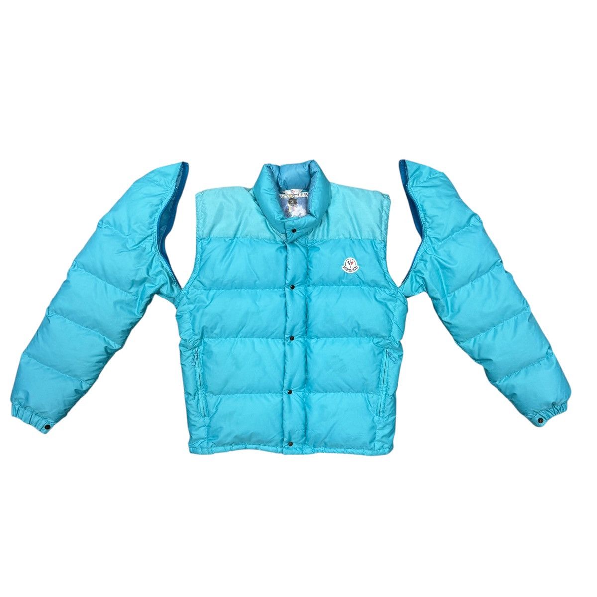 Moncler Grenoble Vintage Moncler Grenoble Down Vest Jacket Retro Blue Size 1 Size US S / EU 44-46 / 1 - 1 Thumbnail