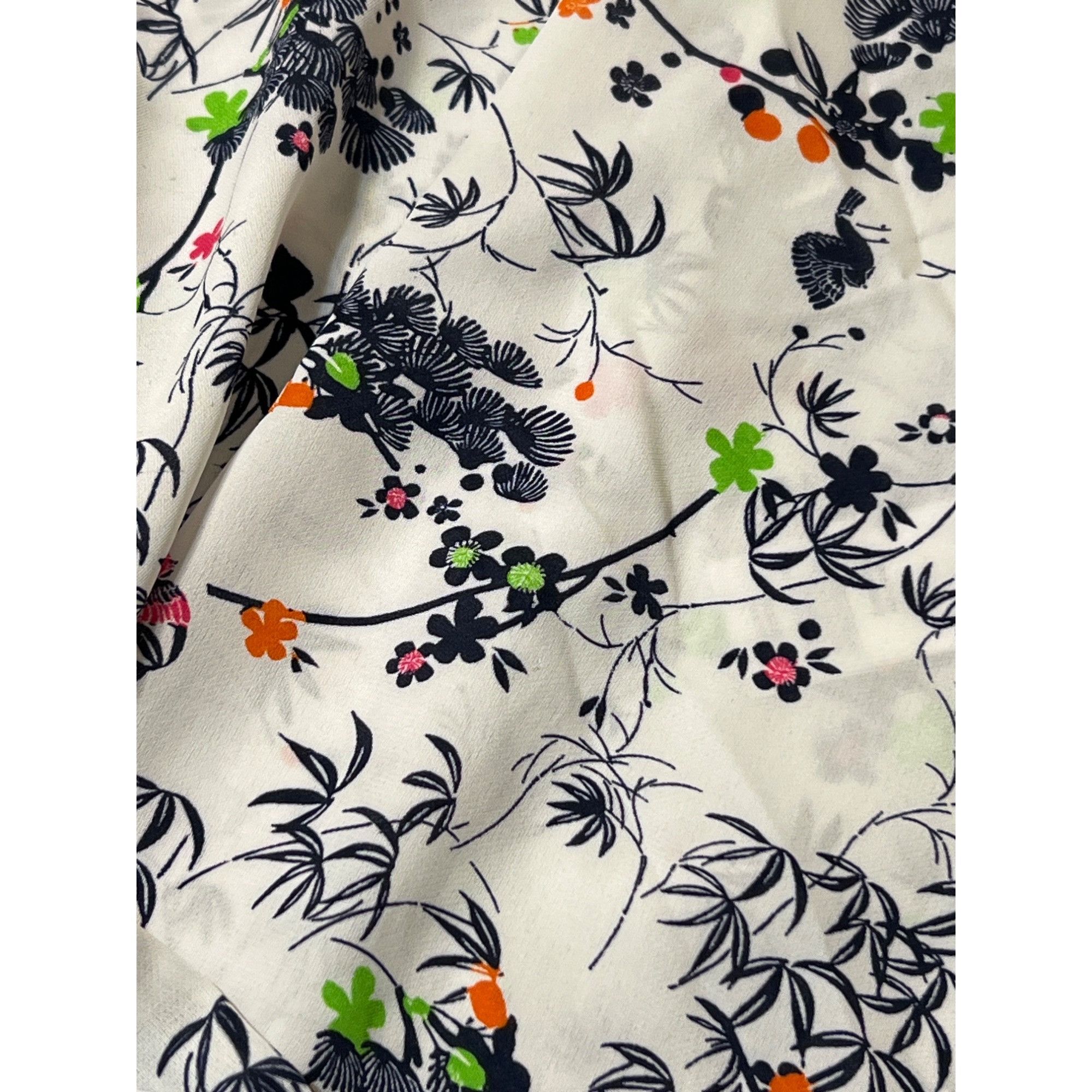 Laundry by Shelli Segal Laundry Shelli Segal Sleeveless Floral Print Blouse Polyeste Size M / US 6-8 / IT 42-44 - 2 Thumbnail