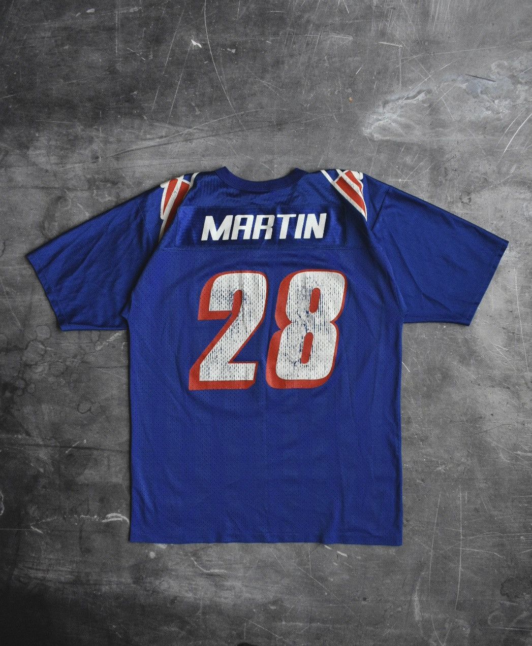 Logo Athletic Vintage 90s New England Patriots Curtis Martin Jersey (M) Size US M / EU 48-50 / 2 - 1 Thumbnail