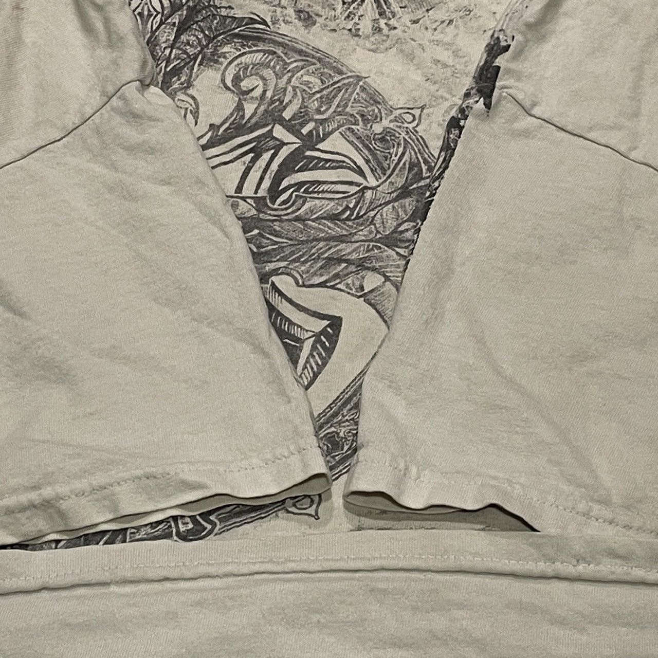Affliction × Ed Hardy × Tapout Rare Mma Elite Wings Cross Tee Y2K Affliction Style Size US L / EU 52-54 / 3 - 4 Thumbnail