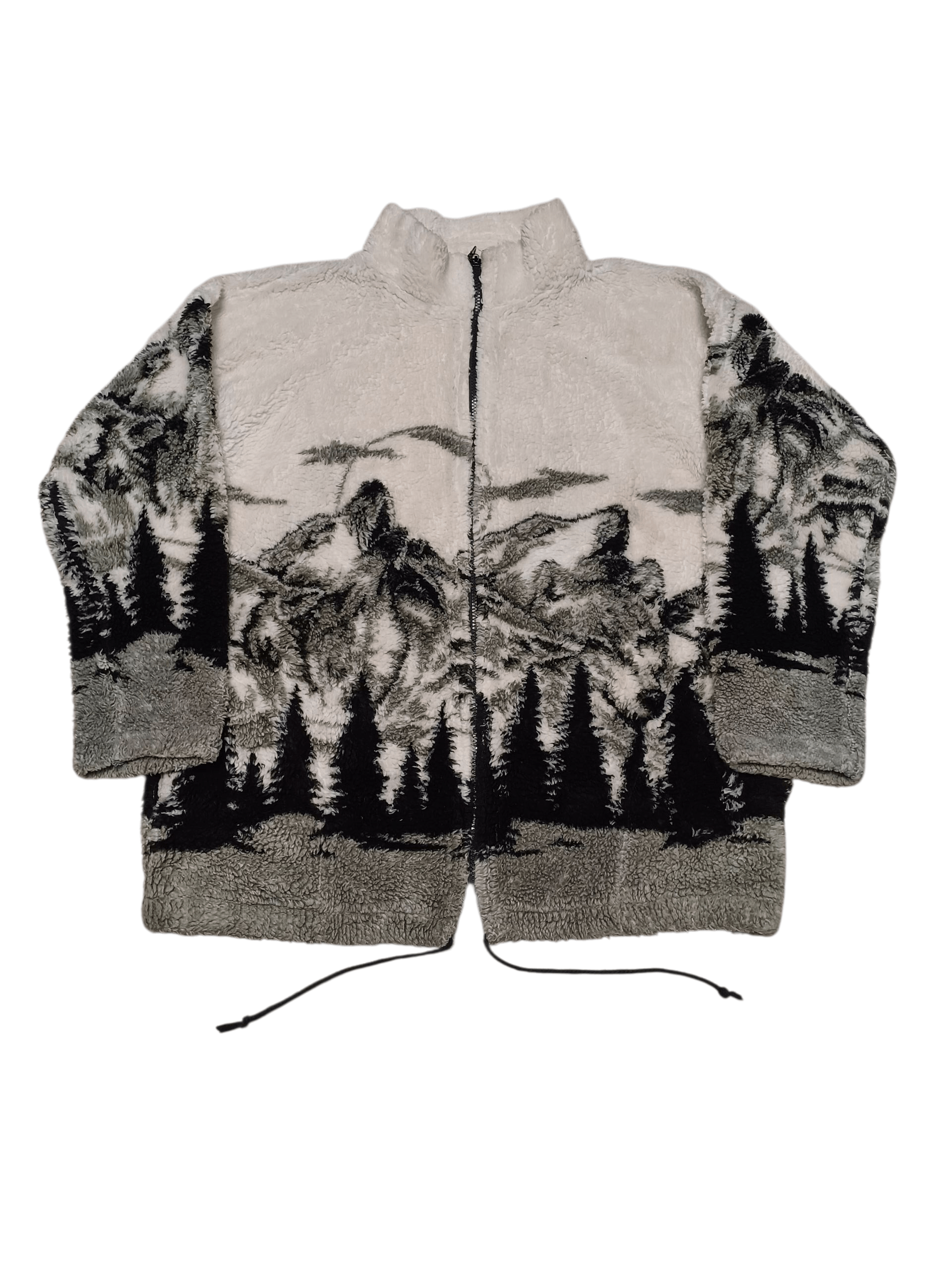 Other WOLF WOLVES VINTAGE 90S FLEECE JACKET Size US M / EU 48-50 / 2 - 1 Thumbnail
