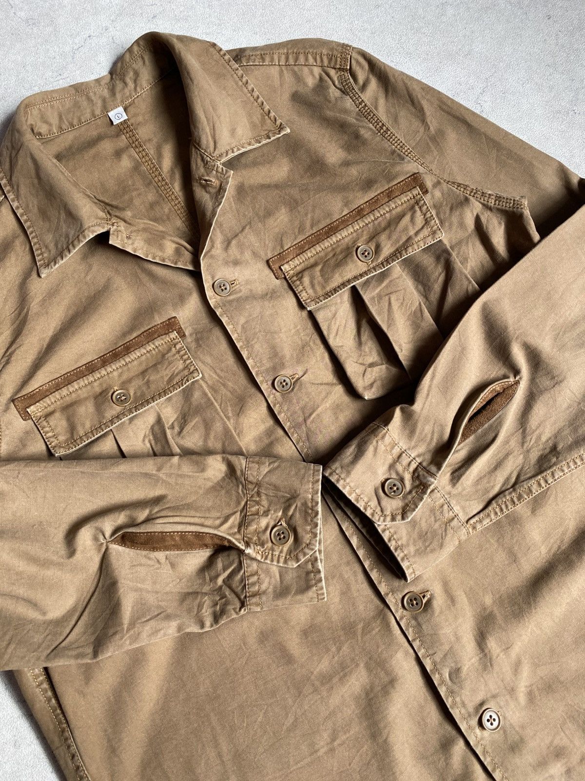 Uniqlo Vintage Uniqlo Outershirt Military Style Size US L / EU 52-54 / 3 - 5 Thumbnail