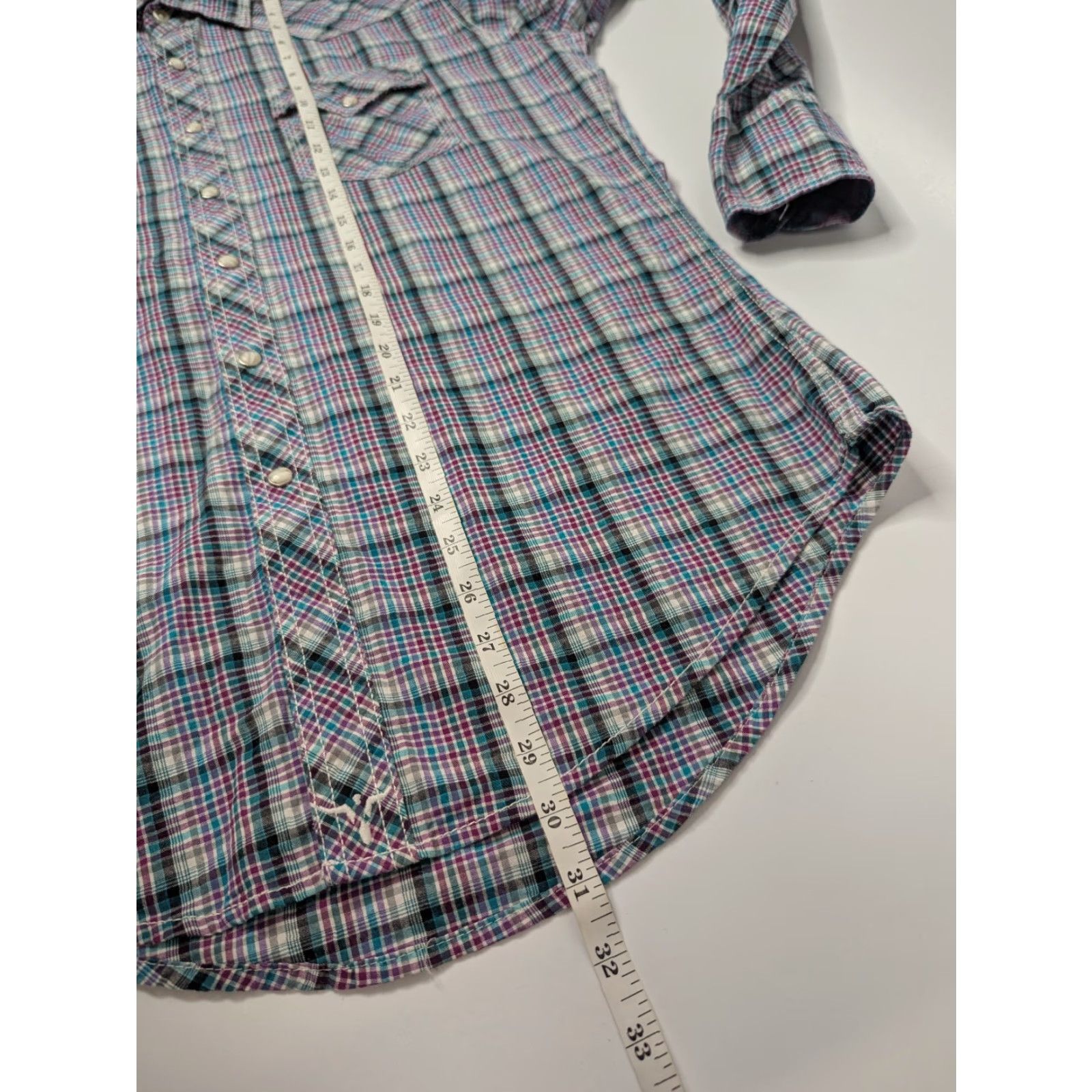 Wrangler Wrangler 20X Competition Advanced Comfort Mens M Pearl Snap Western Shirt Rodeo Size US M / EU 48-50 / 2 - 5 Thumbnail