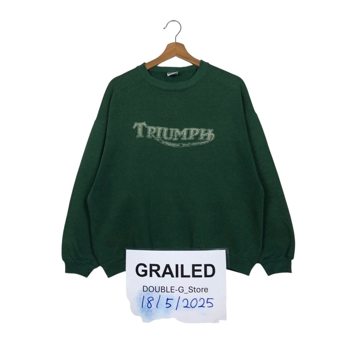 📌Vintage Sweatshirt Triumph Made in Usa Cafe Racer Wear