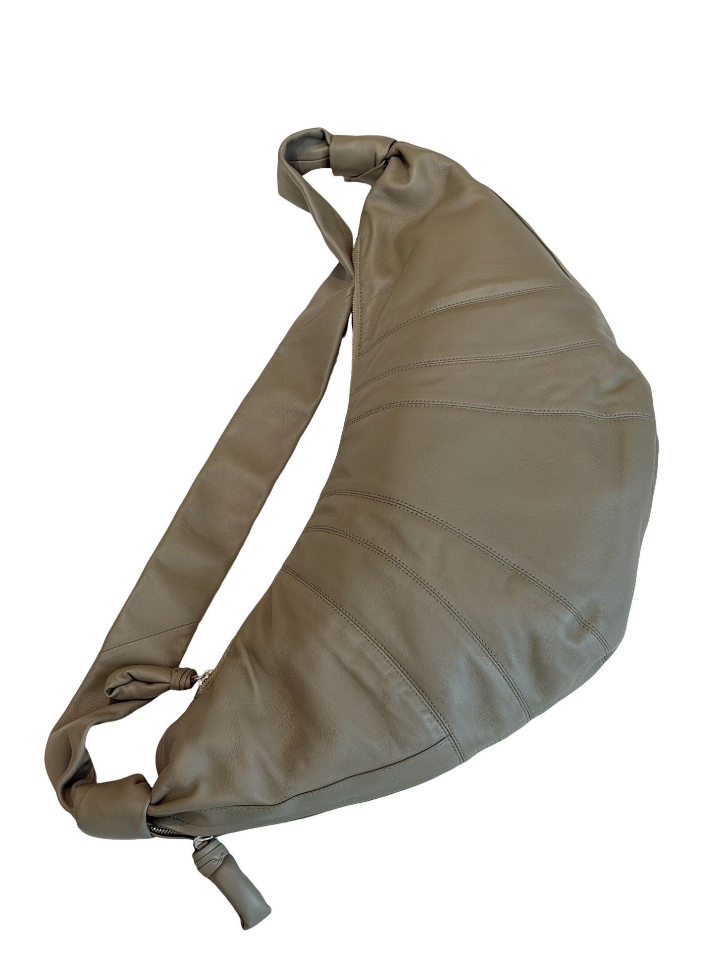 Lemaire Lemaire Large Croissant Bag Dark Sage Size OS Size ONE SIZE - 1 Thumbnail