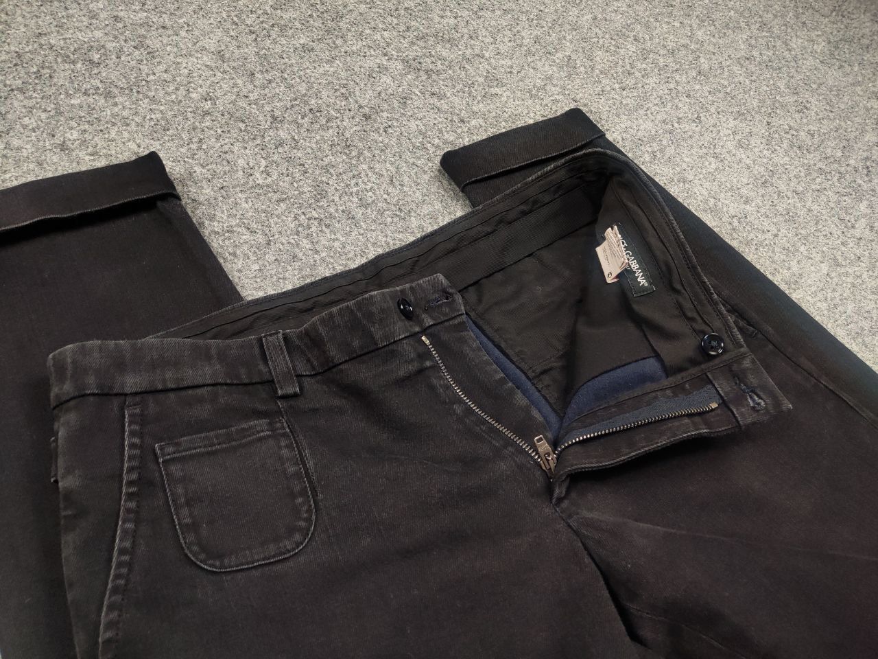 Dolce & Gabbana Dolce Gabbana 18 Design Black Straight Casual Black Jeans Size US 32 / EU 48 - 14 Thumbnail