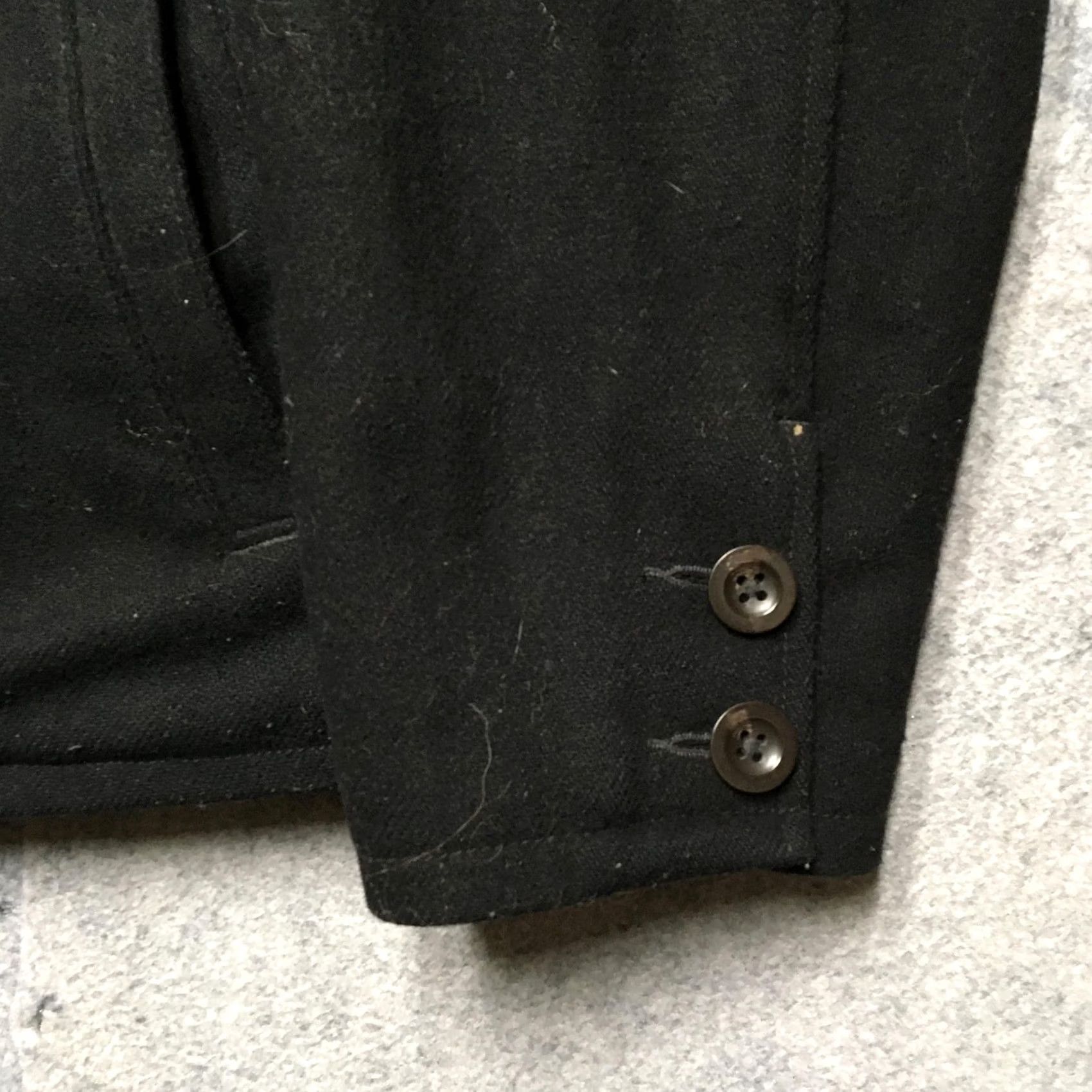 Gap Gap Jacket Mens Large Black Wool Blend Zip Front Quilted Lined Casual Coat Size US L / EU 52-54 / 3 - 2 Thumbnail