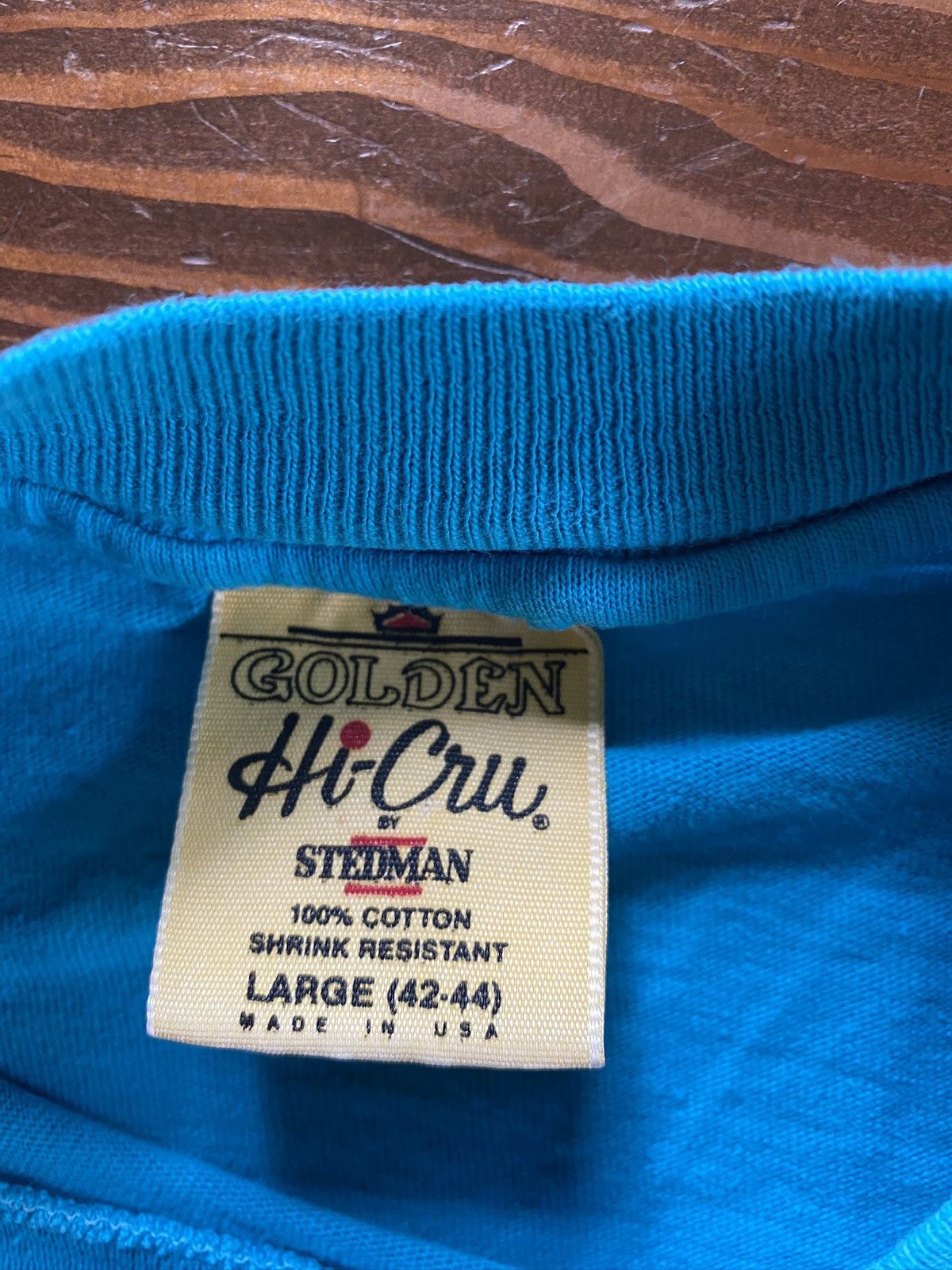 Vintage Vintage 80’s Santa Barbara Blue Single Stitch Tee Size US M / EU 48-50 / 2 - 11 Thumbnail
