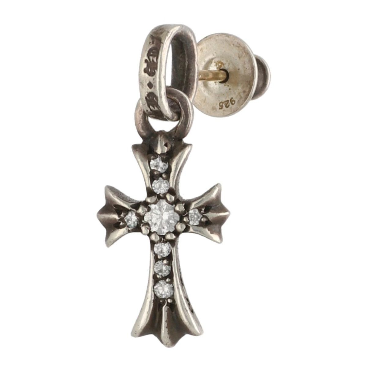 Chrome Hearts CHROME HEARTS Baby Fat PAVE Diamond earring Size ONE SIZE - 1 Thumbnail