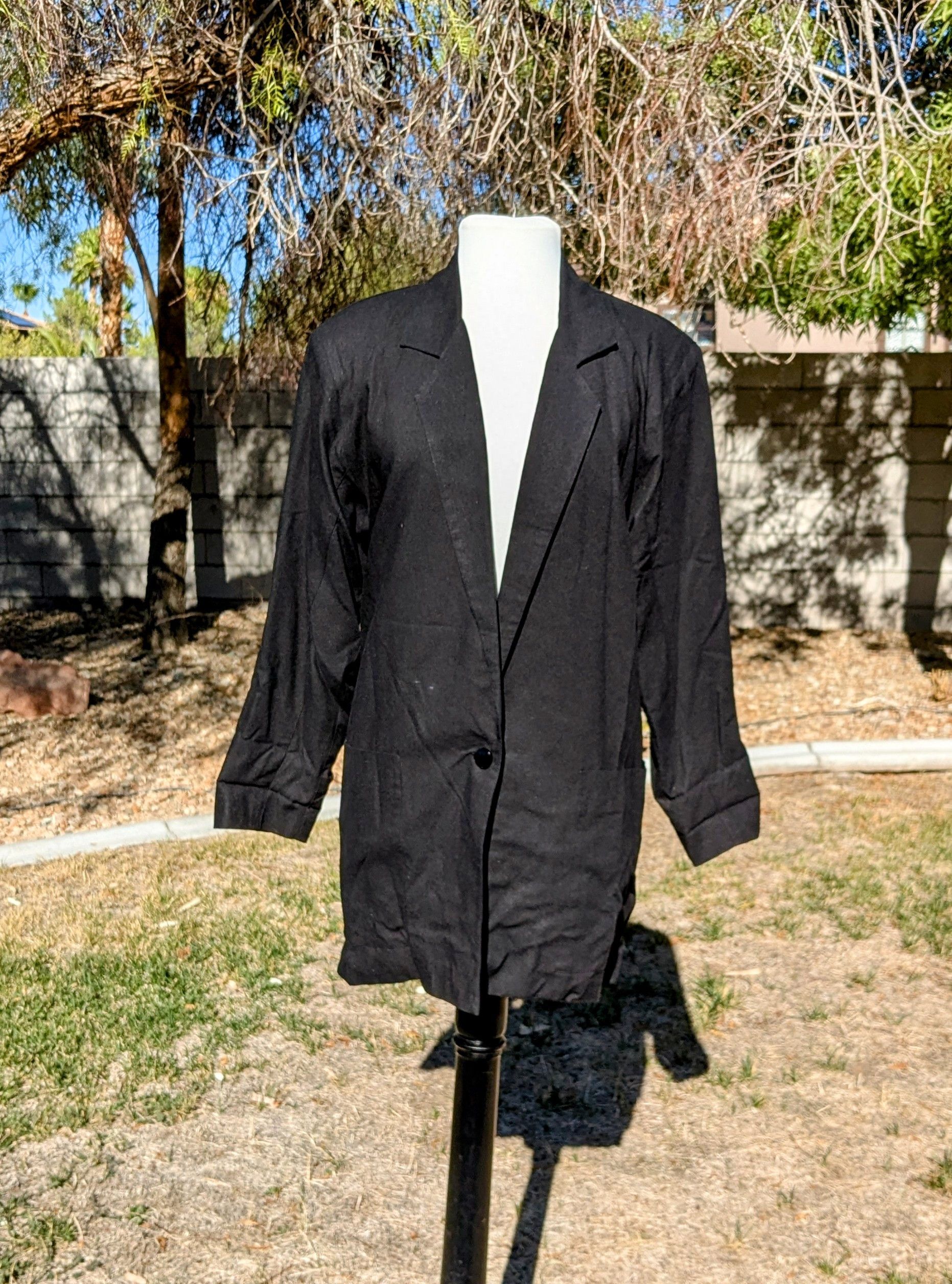 Other VTG Richie Freeman for Teri John Silk Blazer Suit Jacket Size M / US 6-8 / IT 42-44 - 2 Thumbnail