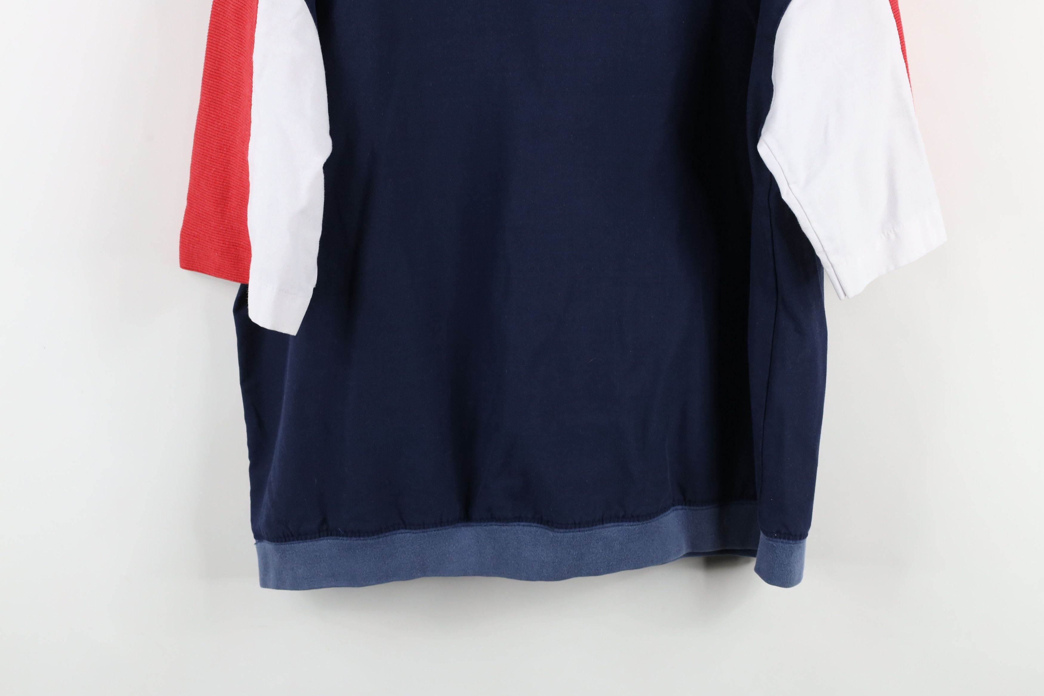 Vintage Vintage 90s Streetwear Block Collared Pullover Polo Shirt Size US L / EU 52-54 / 3 - 11 Thumbnail