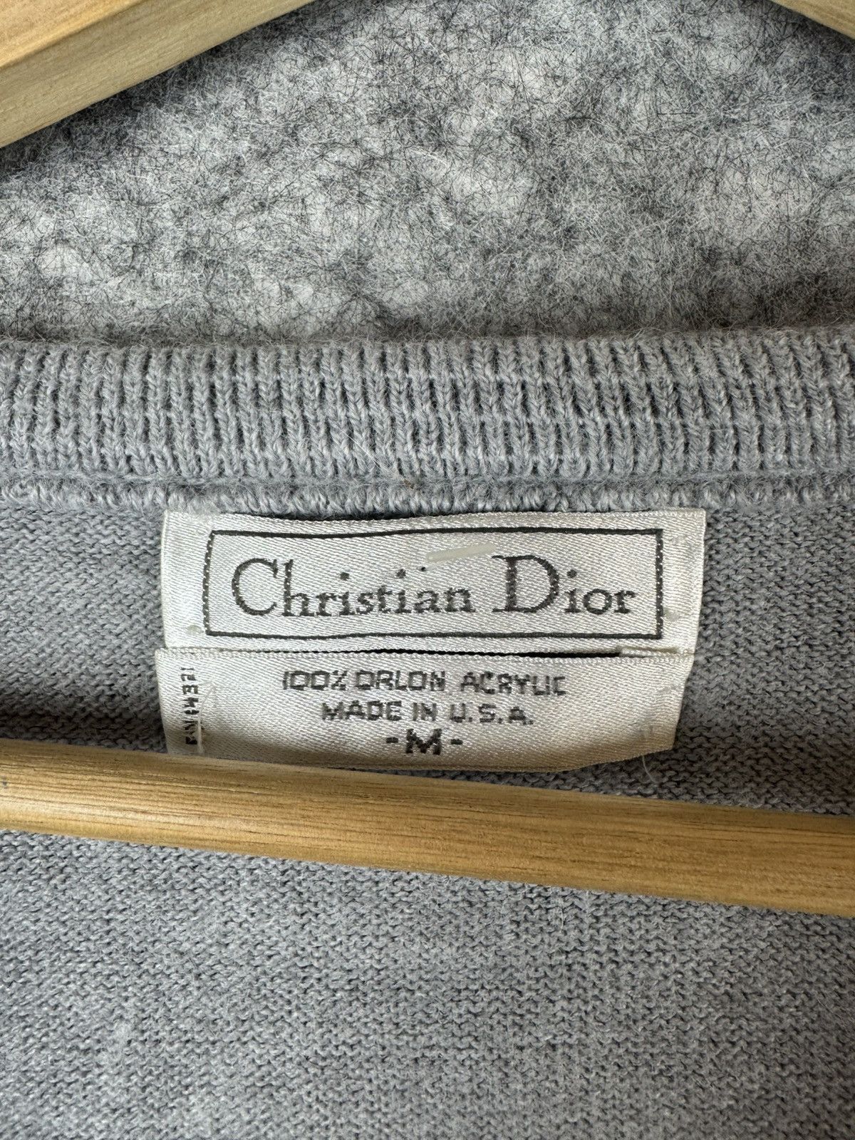 Dior Vintage Christian Dior Sweater Mens Medium Monsieur Vest 90s Size US L / EU 52-54 / 3 - 4 Thumbnail
