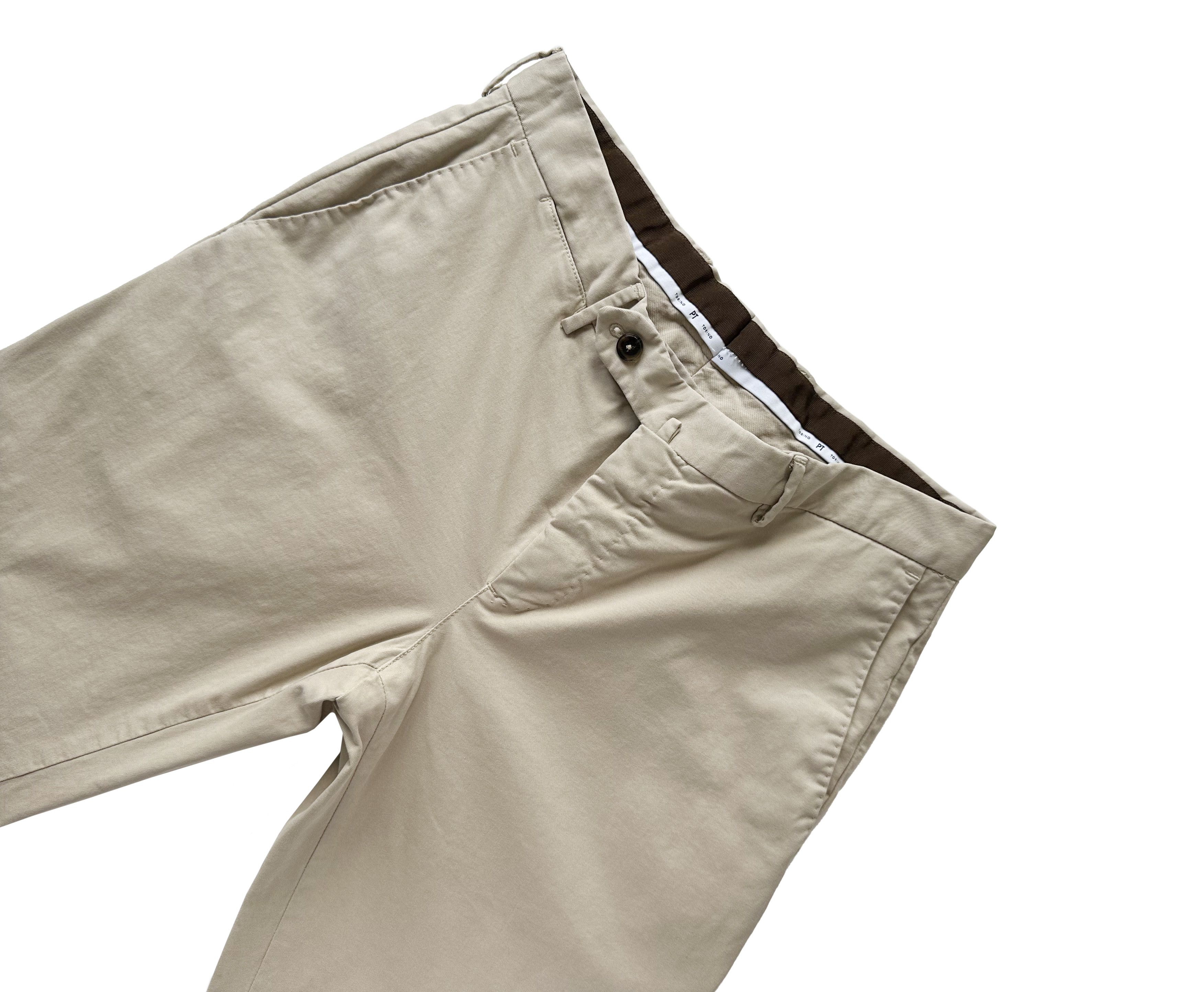PT Torino PT Torino biege slim fit chino pants Size US 30 / EU 46 - 4 Thumbnail