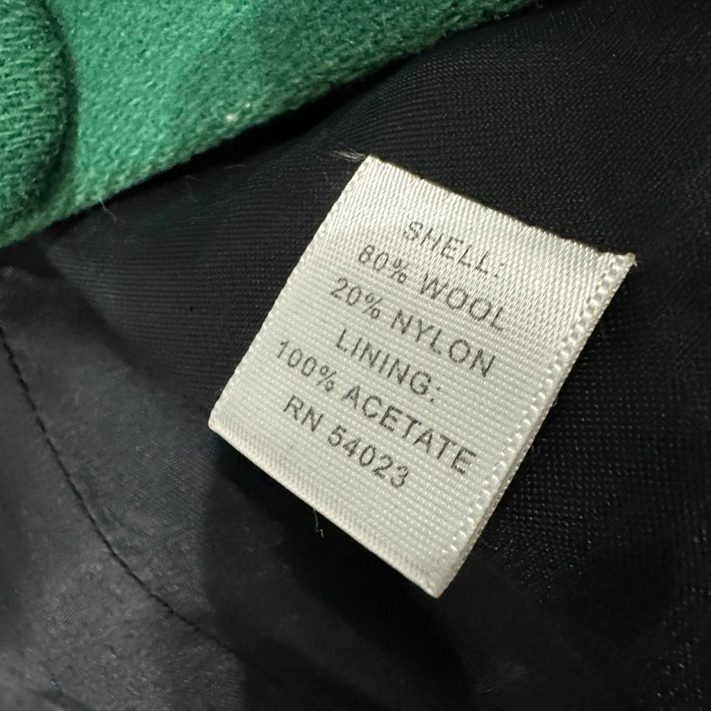 Banana Republic BANANA REPUBLIC Kelly Green Wool Trench Coat Jacket Embellis Size XS / US 0-2 / IT 36-38 - 4 Thumbnail