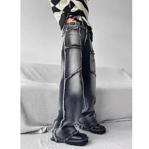 VIBE Men's Gothic Baggy Jeans Size US 32 / EU 48 - 1 Thumbnail